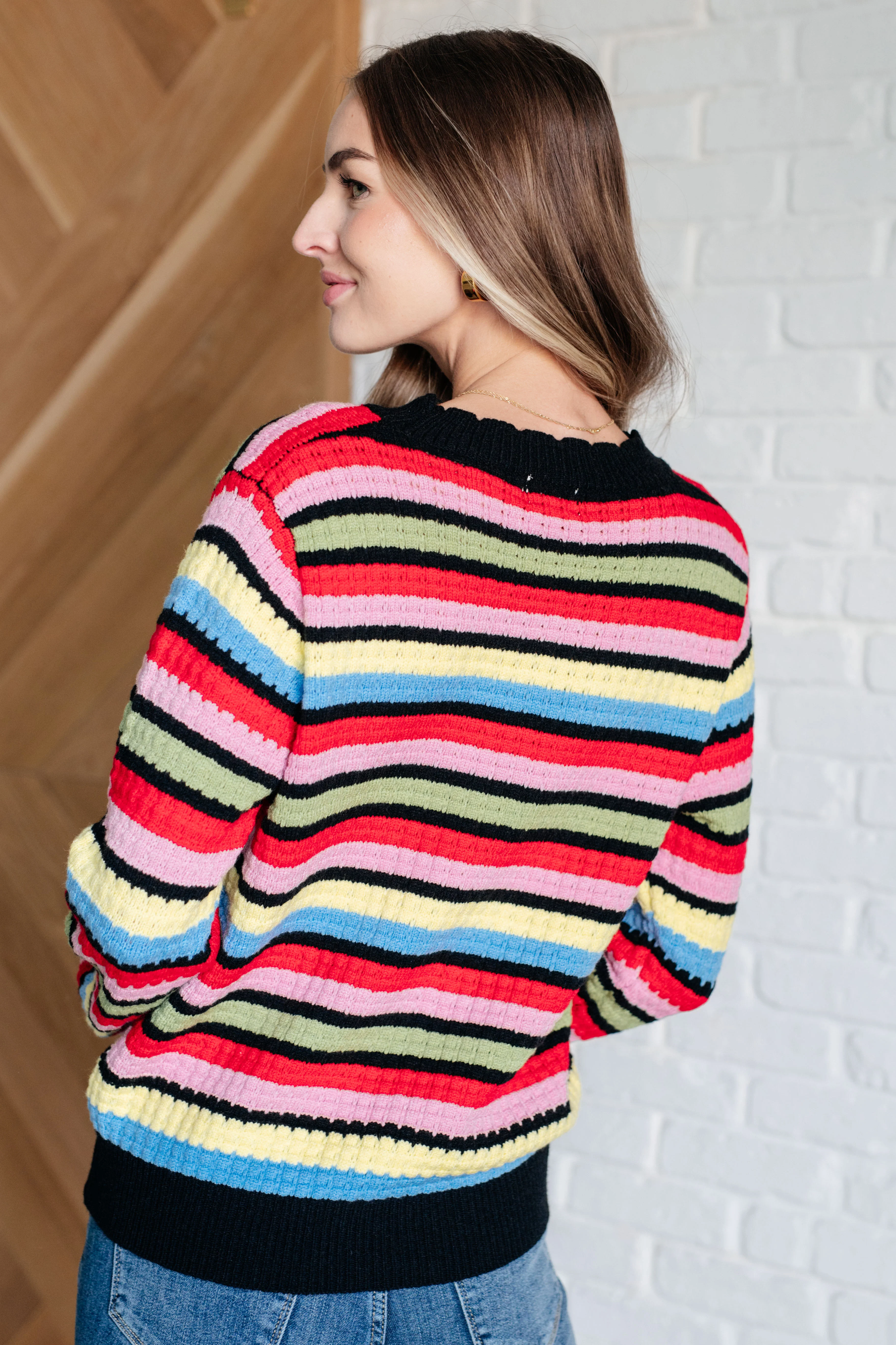 Keep Dreaming Striped Sweater - 9/16/2025 NEW - Image 8