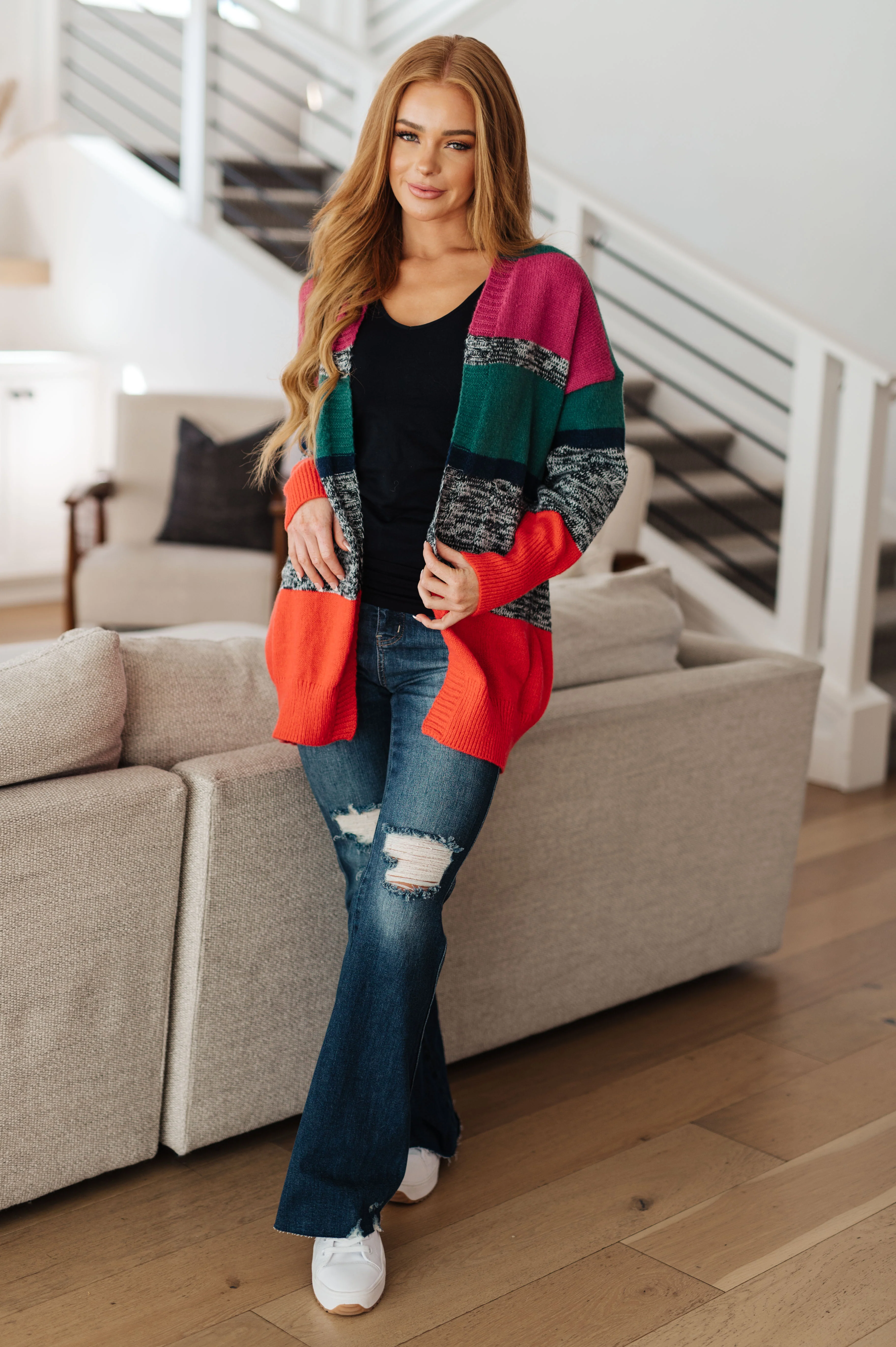 Keep it Cozy Striped Cardigan - 9/28/2023 - Image 4