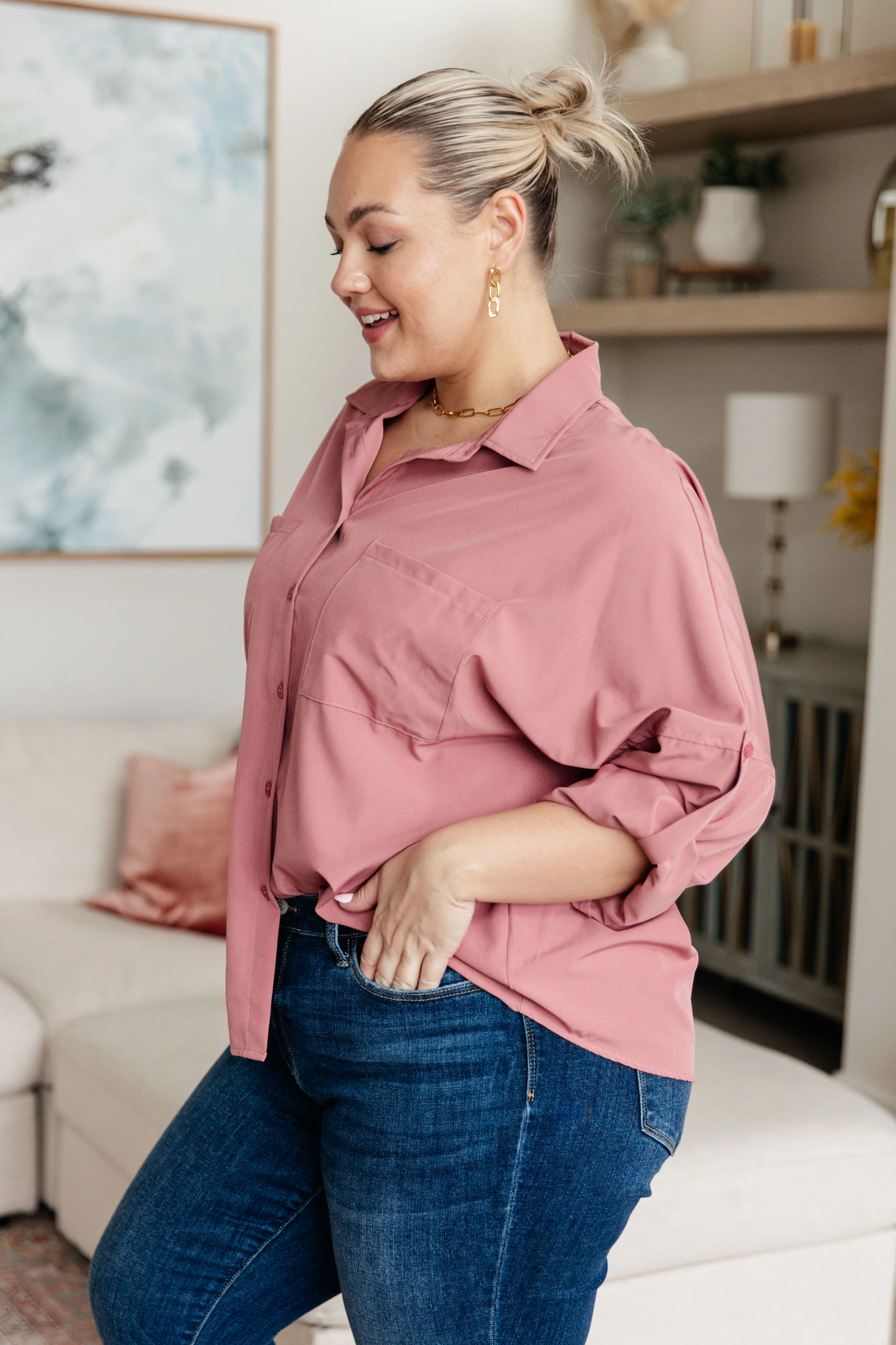 Keep it Profesh Button Up Top - 2/12/2026 - Image 6