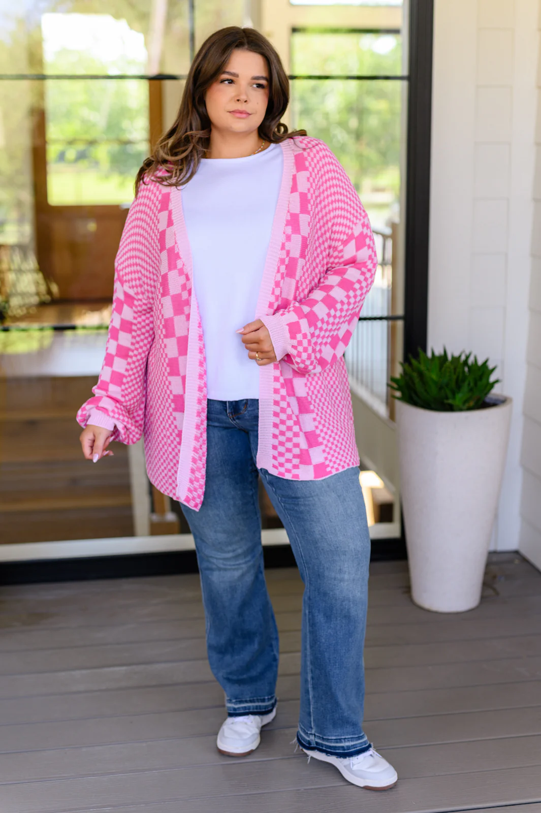 Keep On Driving Checkered Cardigan - 9/19/2023 - Image 6