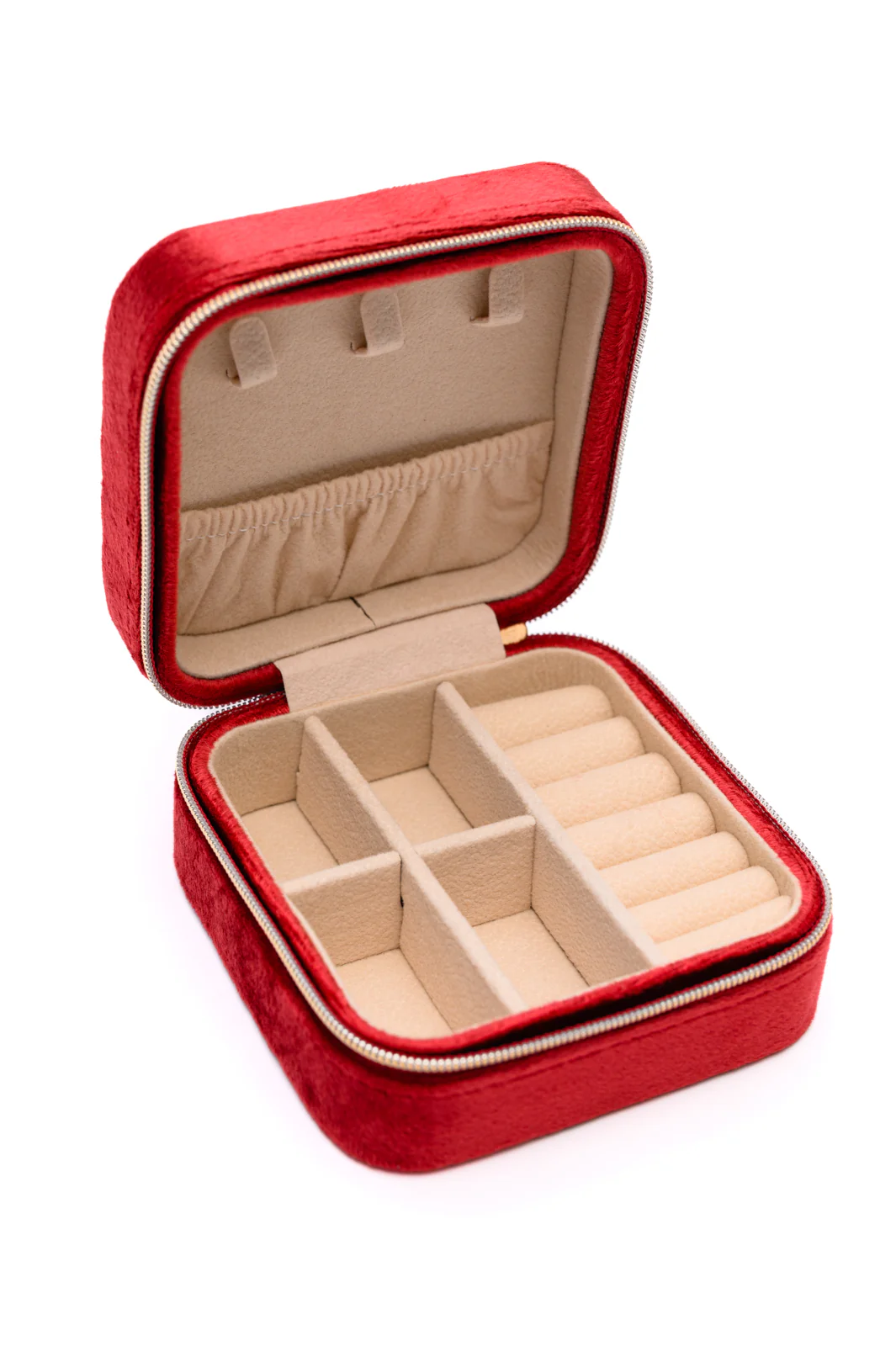 Kept and Carried Velvet Jewelry Box in Red - 11/29/2024 - Image 3
