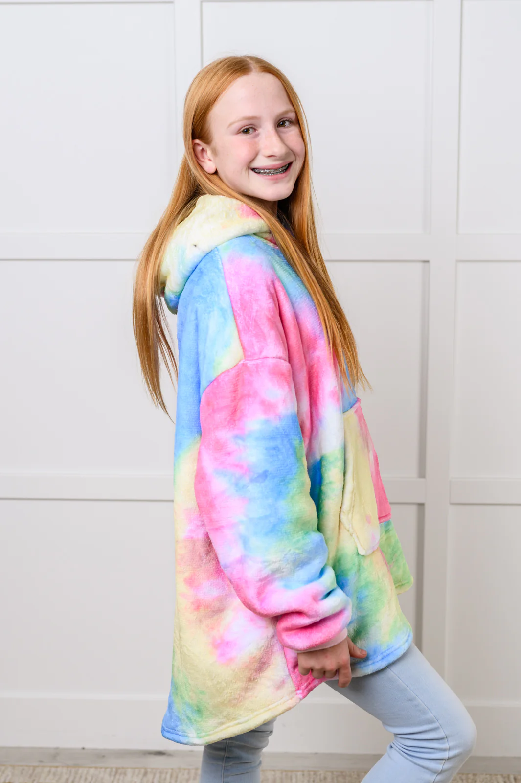 Kids Oversized Hoodie Blanket in Rainbow - 12/6/2024 - Image 8