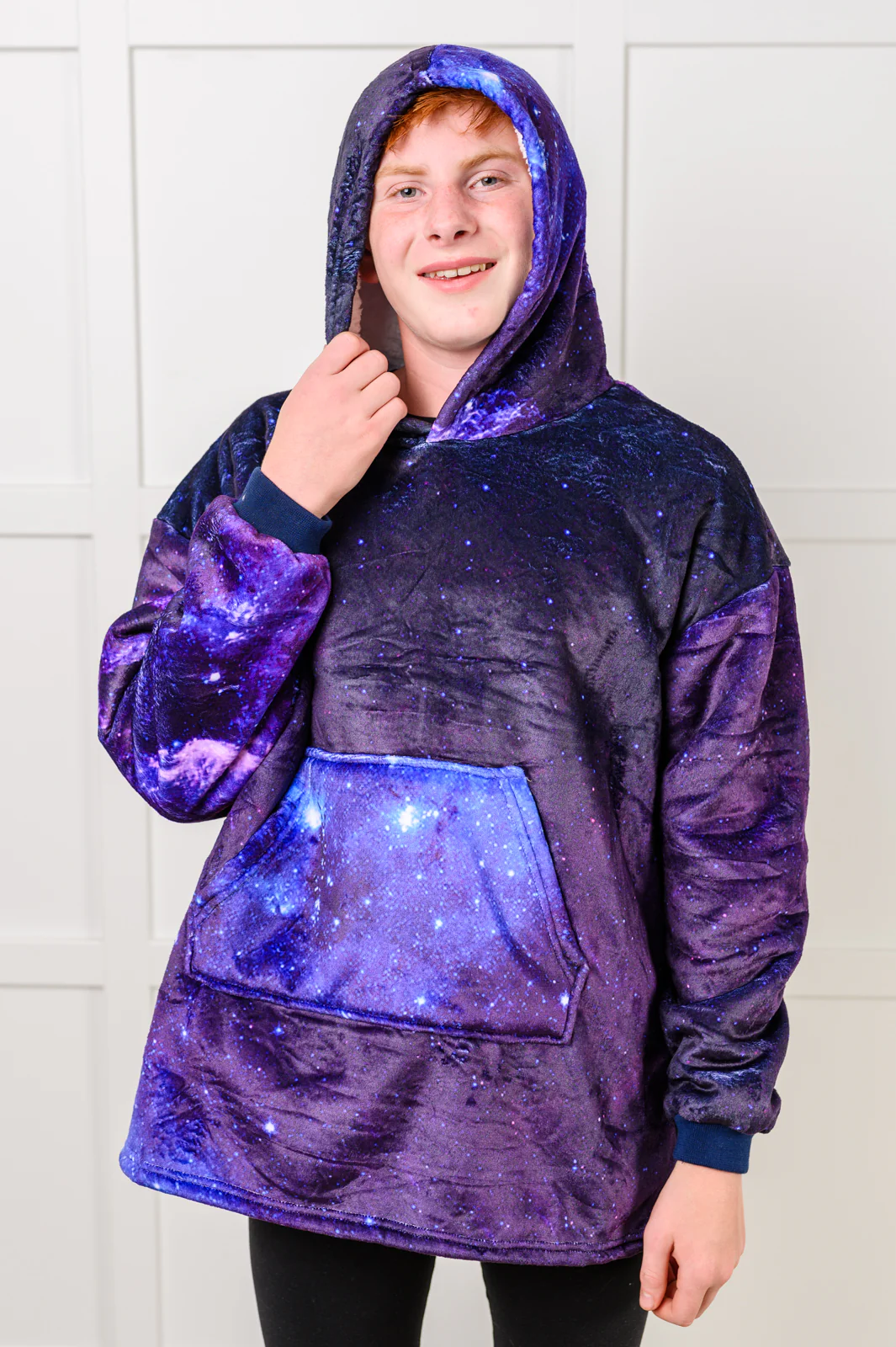 Kids Oversized Hoodie Blanket in Starry Sky - 12/6/2024 - Image 5