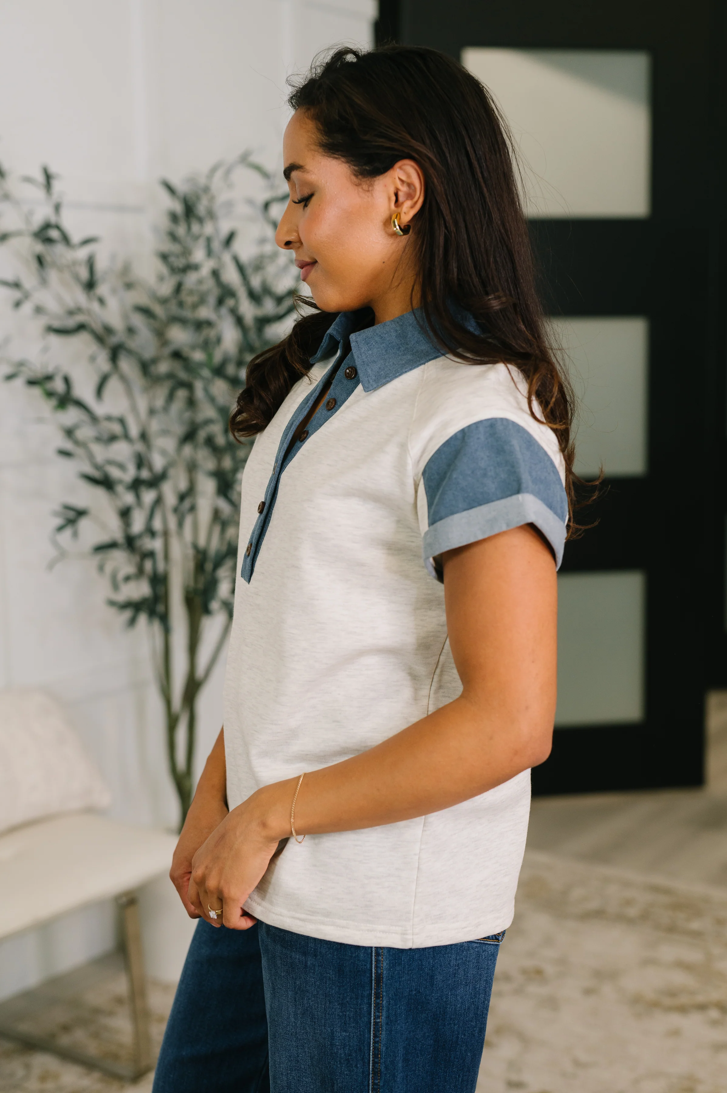 Knowing Me Collared Henley Top - 5/29/2026 NEW - Image 4