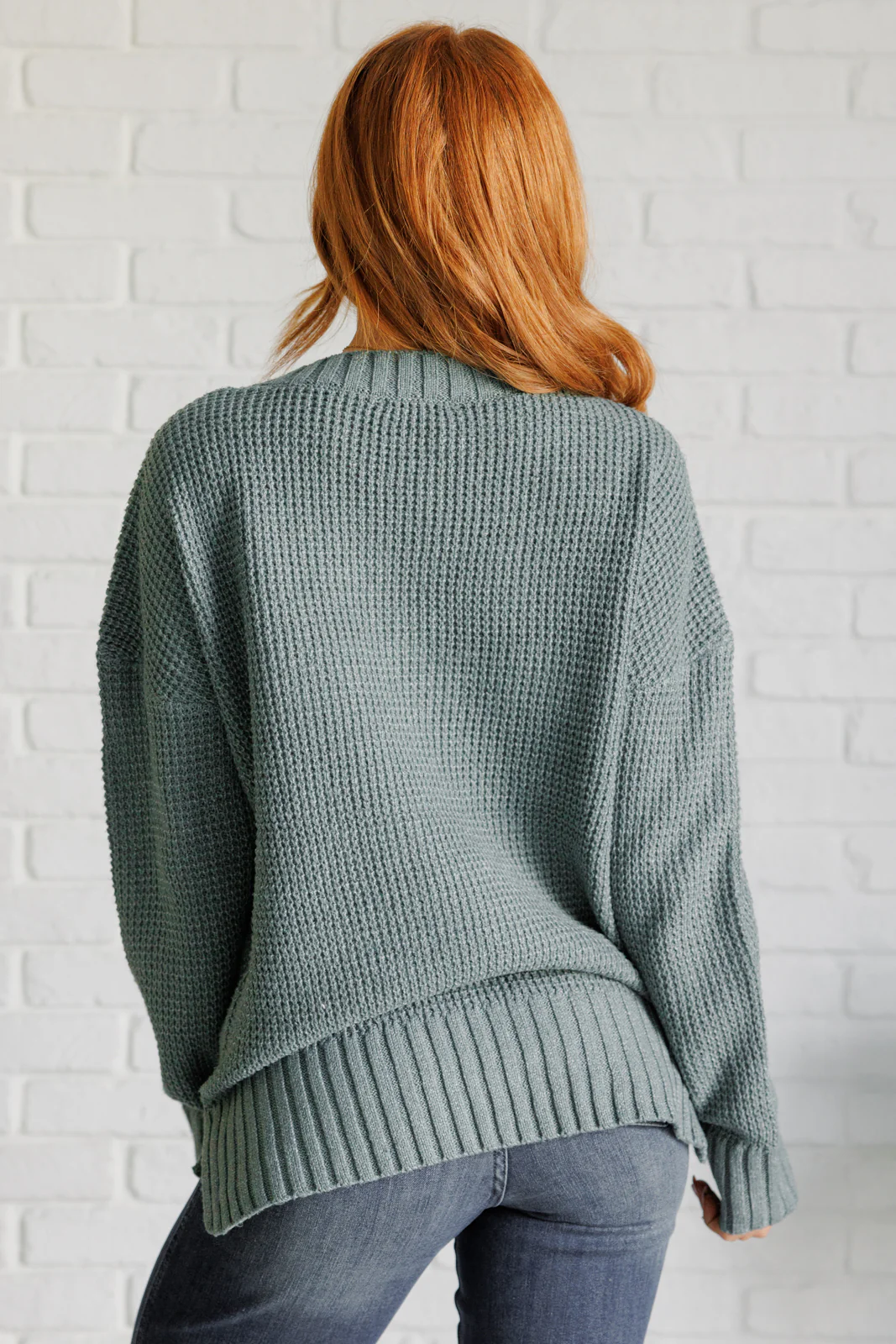 Lakeside View Drop Shoulder Sweater in Sage - 9/26/2024 - Image 9