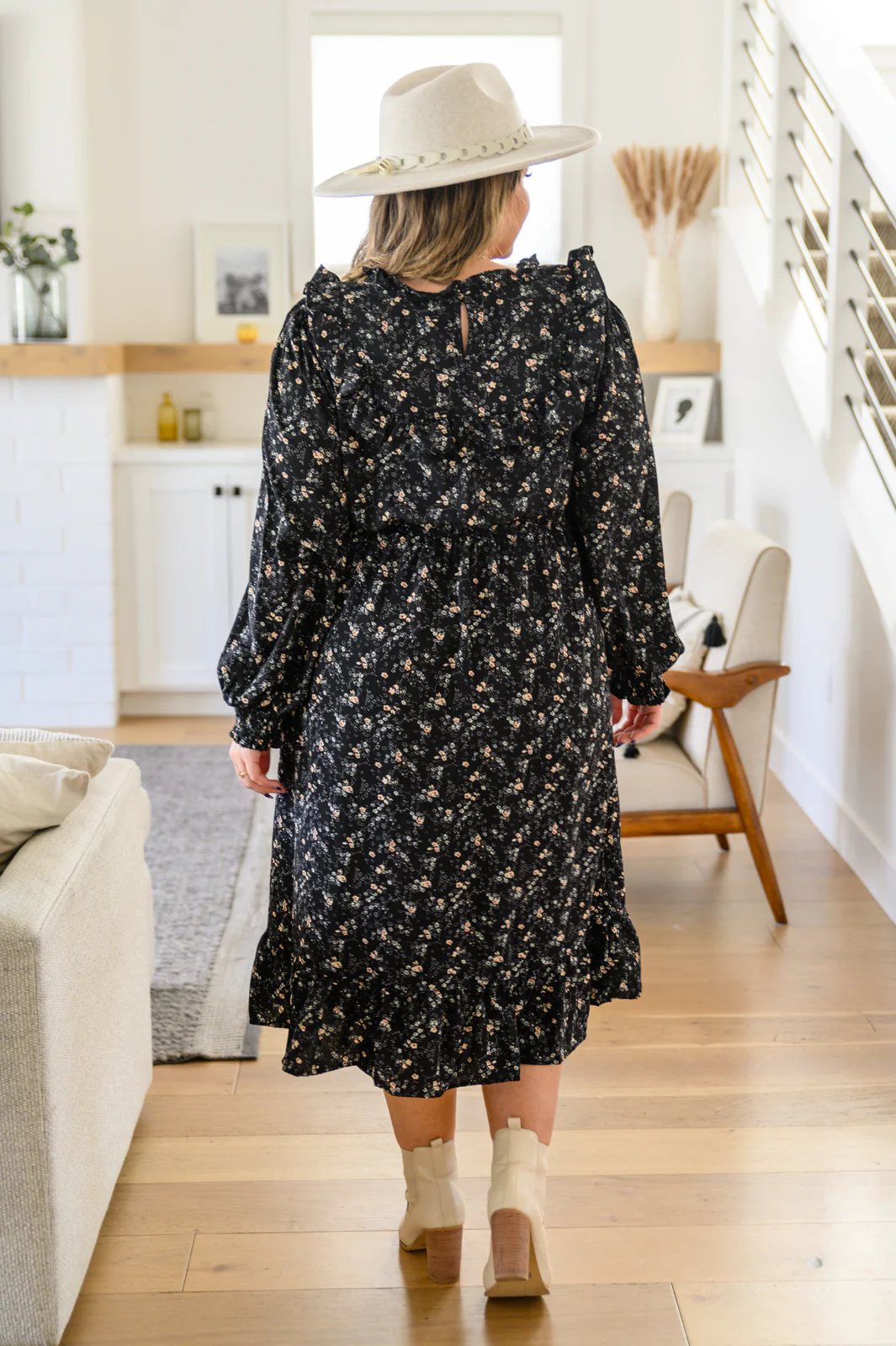 Larissa Long Sleeve Ruffle Hem Dress - 10/13/2022 - Image 11