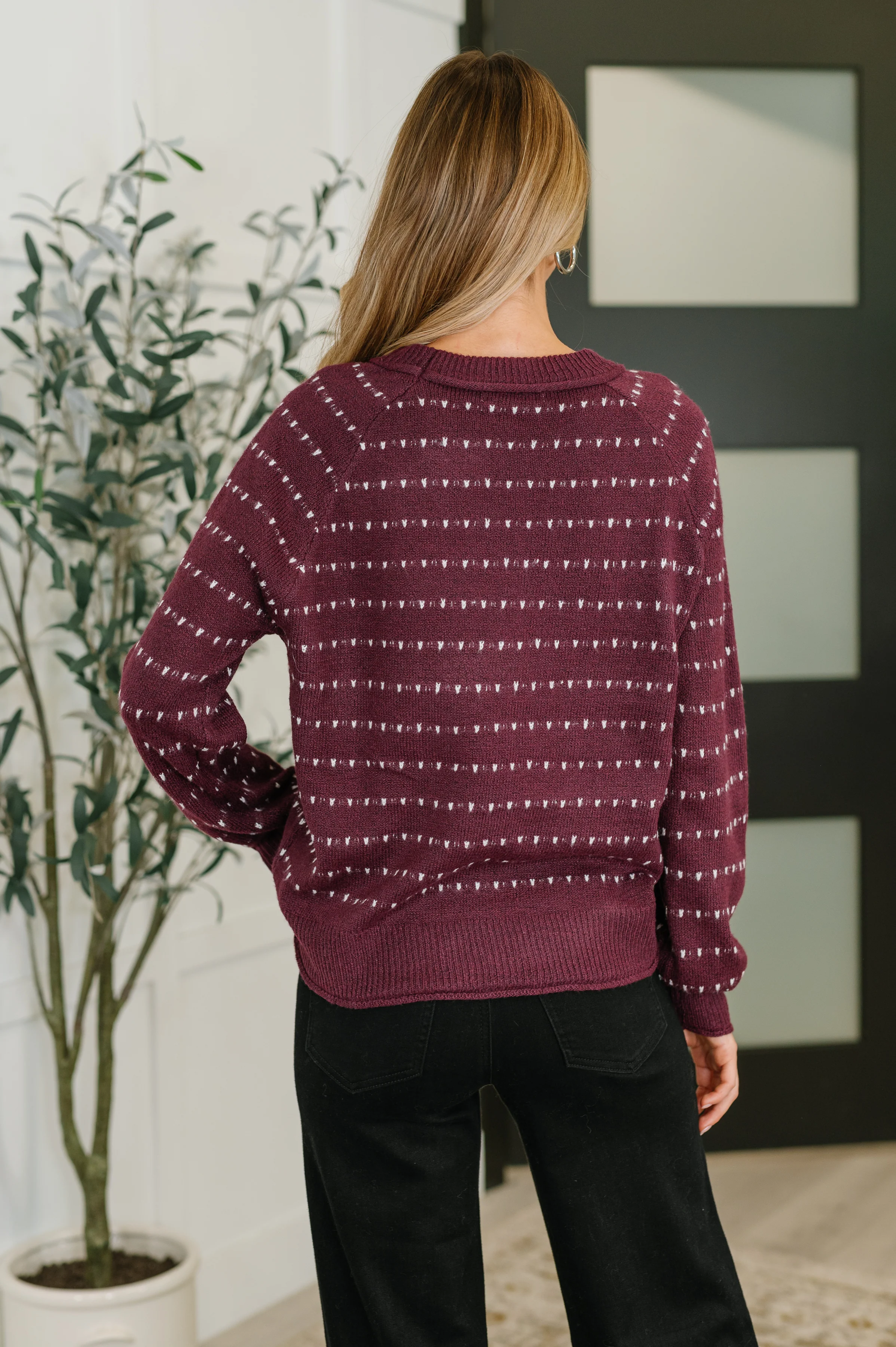Leaves or Breeze Long Sleeve Knit Top - 11/7/2025 - Image 5