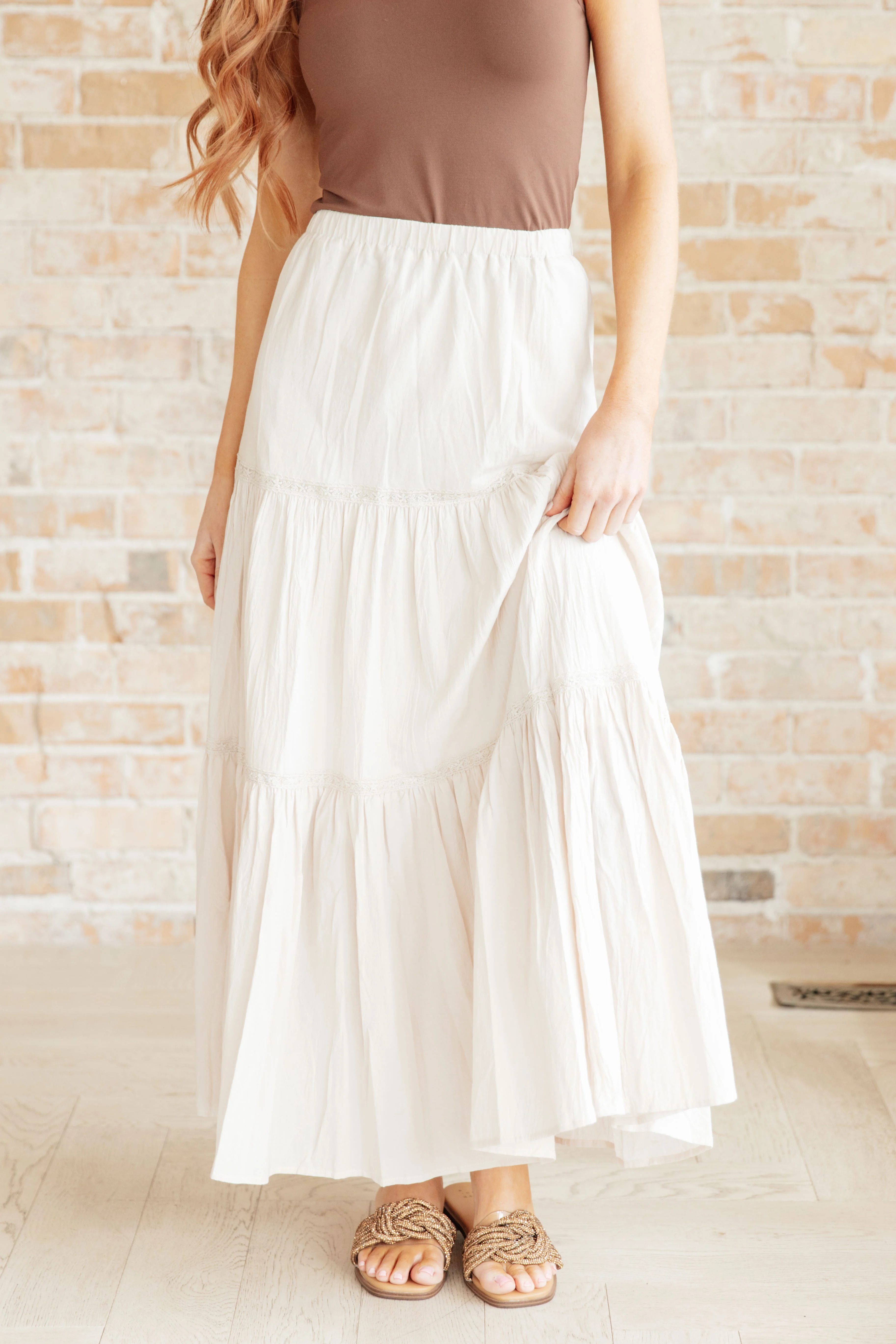 Let It Begin Tiered Maxi Skirt - 2/26/2024 - Image 4