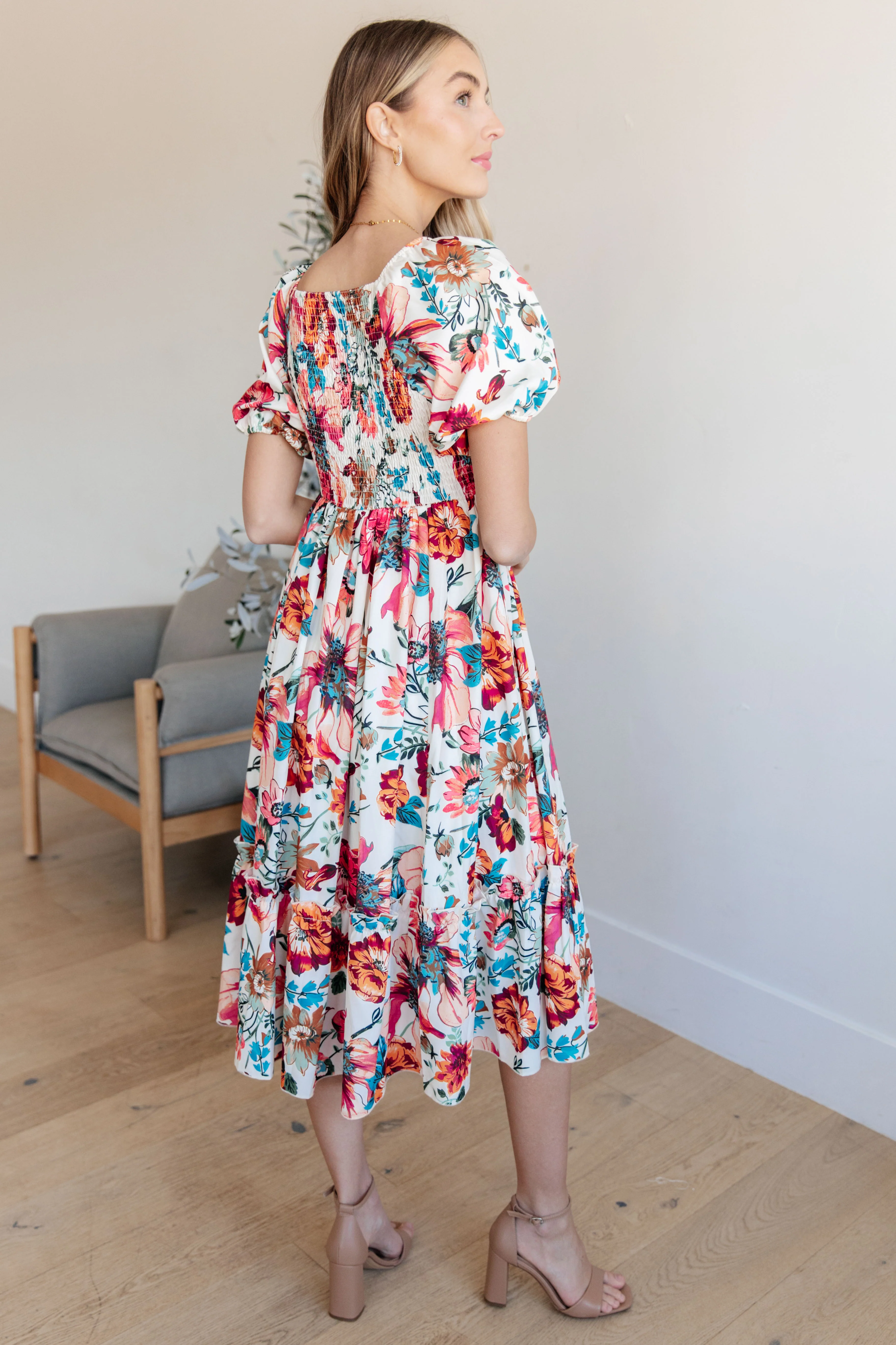 Let Me Frolic Balloon Sleeve Floral Dress - 3/19/2024 - Image 6
