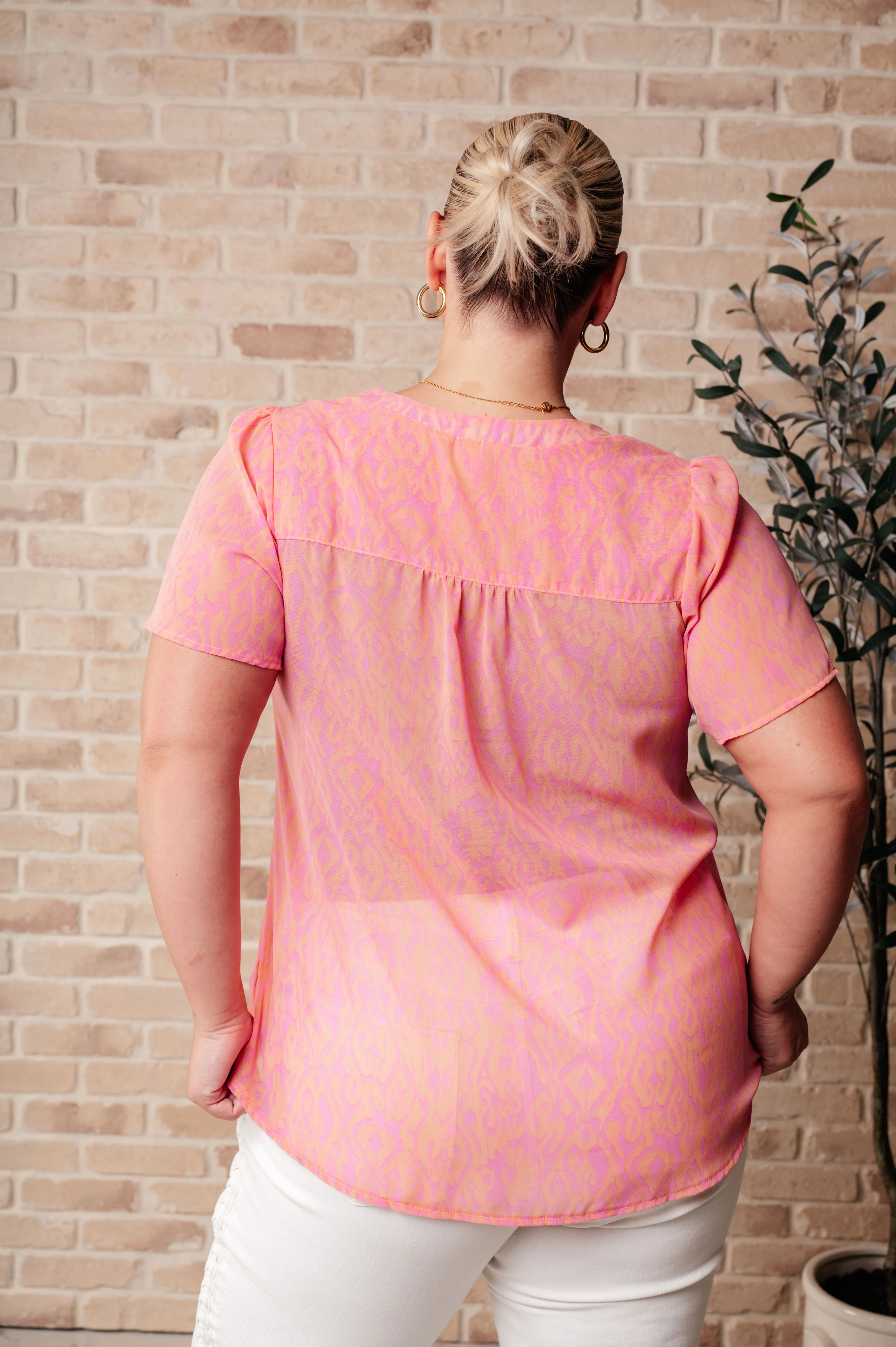Let Me See You Do It Shawl Neckline Blouse- 6/25/2024 - Image 10