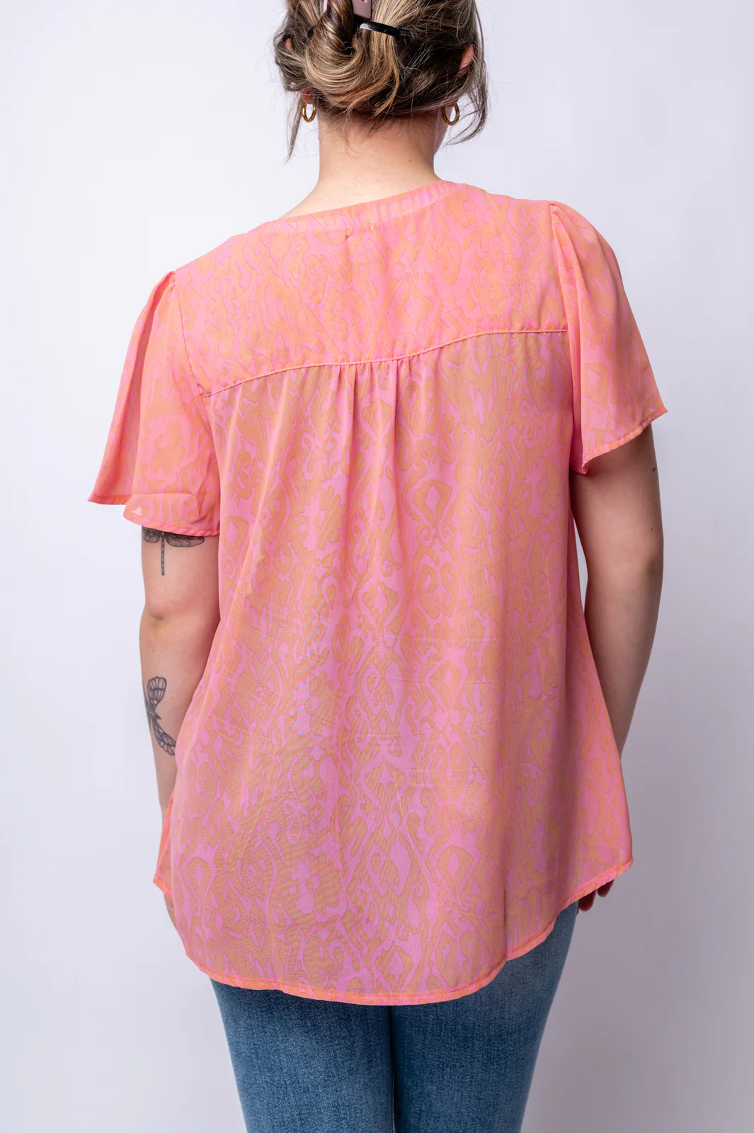 Let Me See You Do It Shawl Neckline Blouse- 6/25/2024 - Image 9