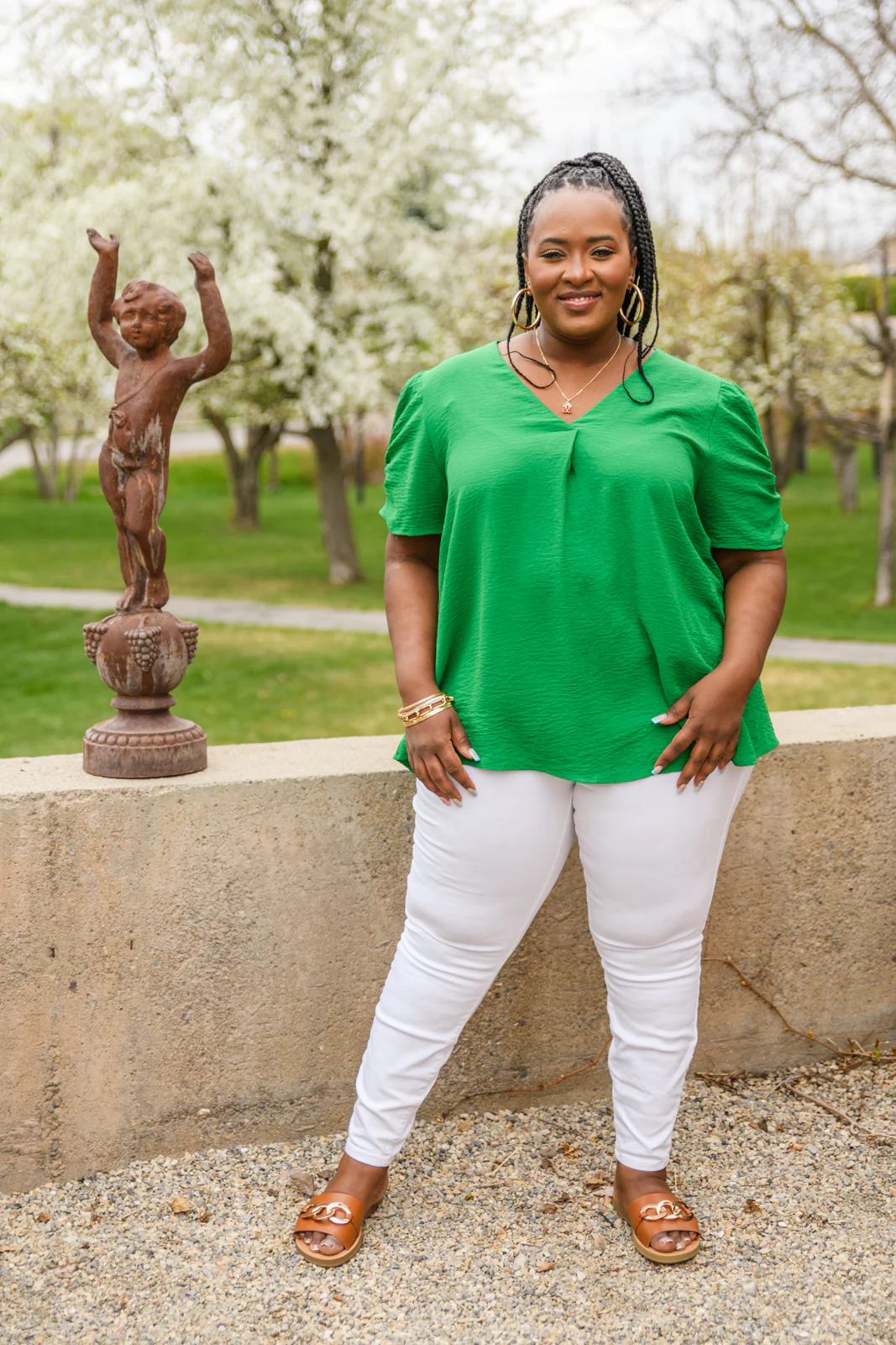 Let's Meet Up Green Blouse - 5/17/2022 - Image 7