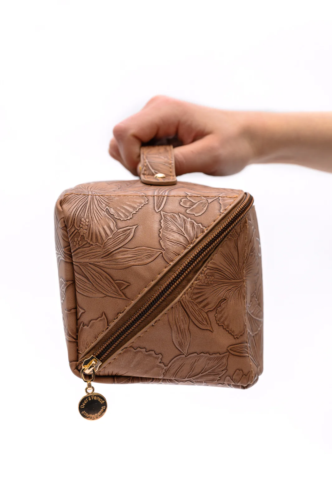 Life In Luxury Large Capacity Cosmetic Bag in Tan - 11/27/2023 - Image 4