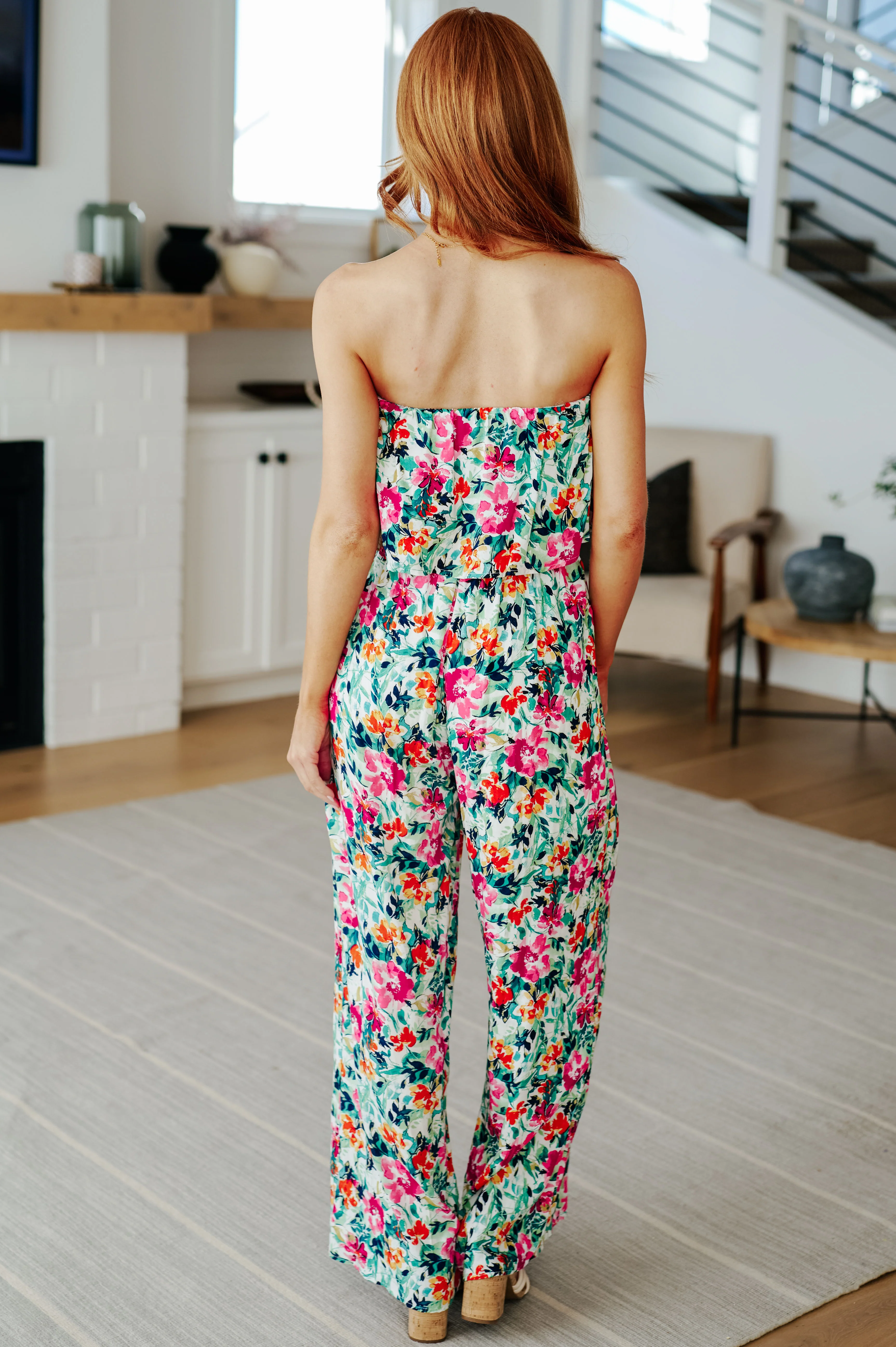 Life of the Party Floral Jumpsuit in Green - 5/7/2024 - Image 6