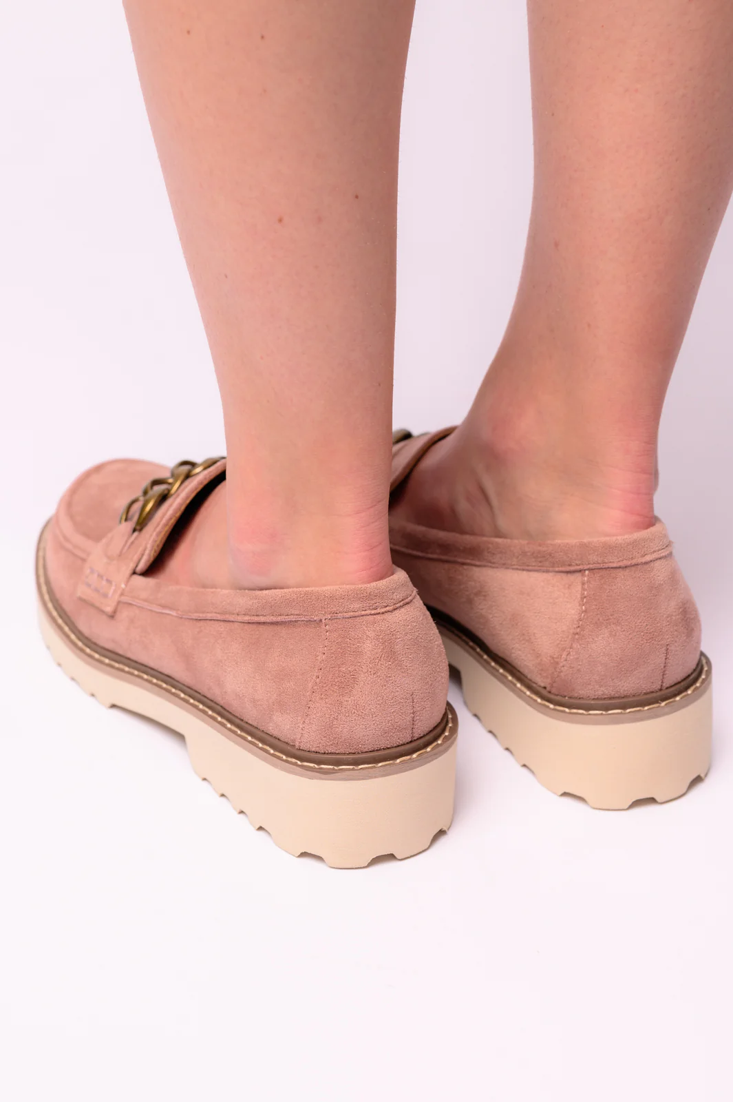 Literally Loafers in Blush Faux Suede - 7/24/2024 Corkys - Image 4
