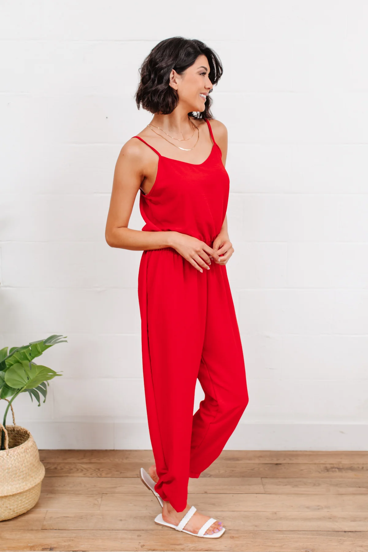 Livin' The Dream Jumpsuit in Red - 5/10/2022 - Image 6