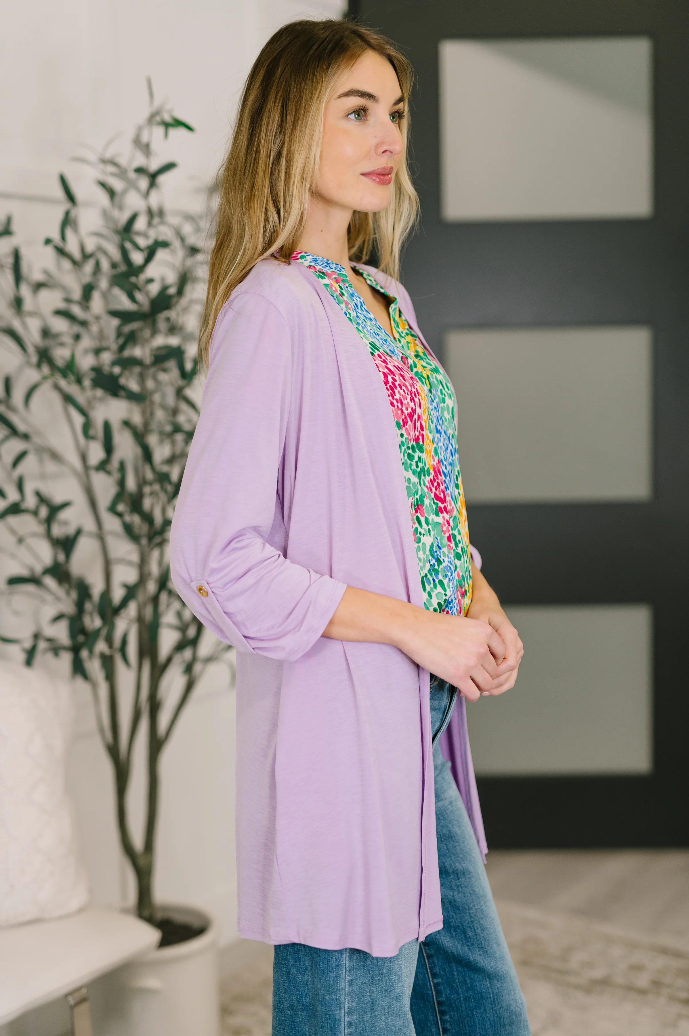 Lizzy Cardigan in Orchid Bloom - 7/23/2026 - Image 4
