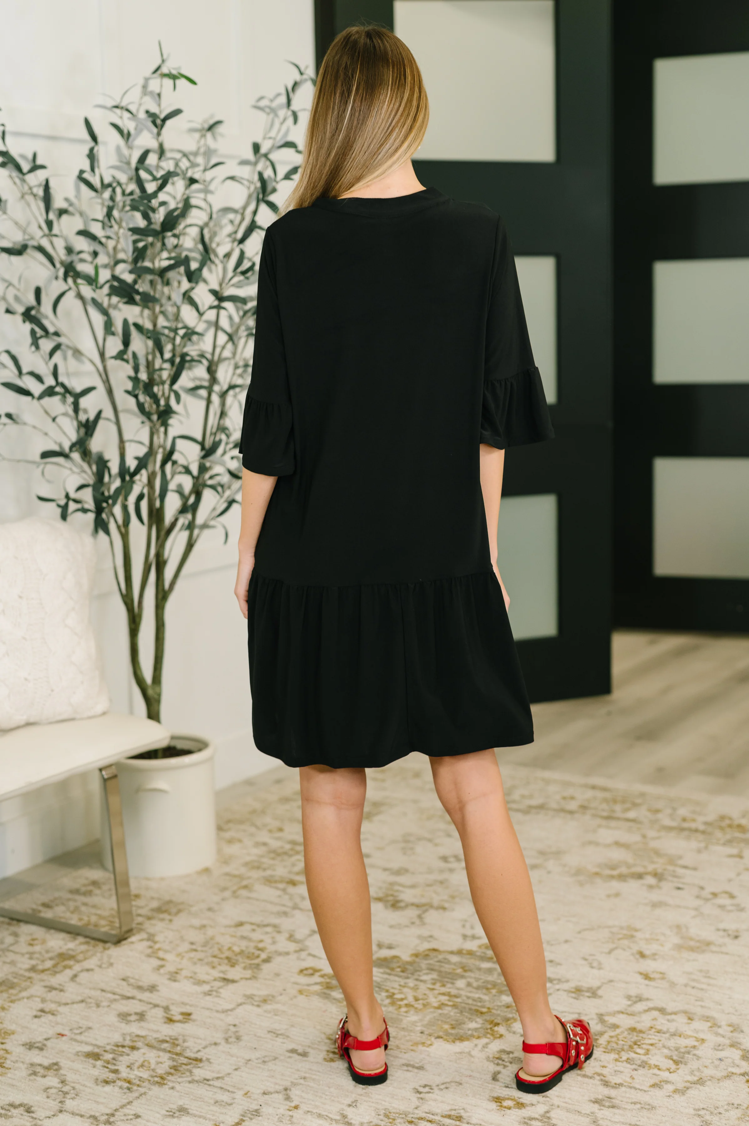 Lizzy Sunday Dress in Black - 1/30/2026 NEW - Image 4