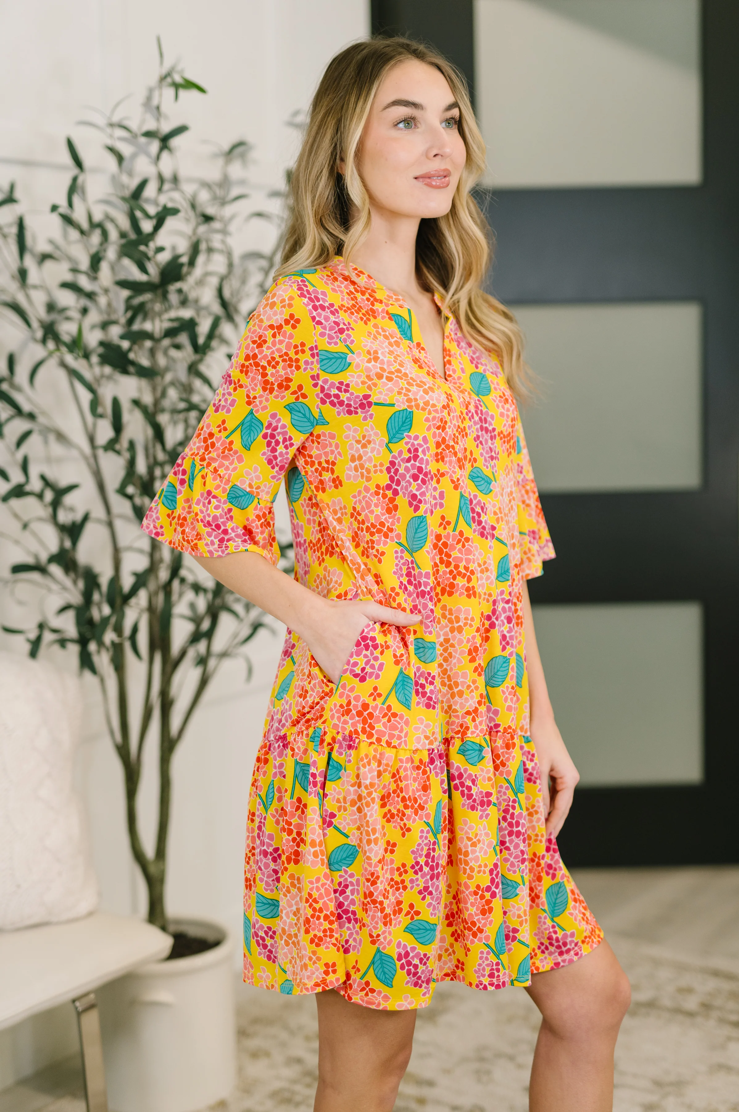 Lizzy Sunday Dress in Leaf Multi Floral- 7/20/2026 - Image 4