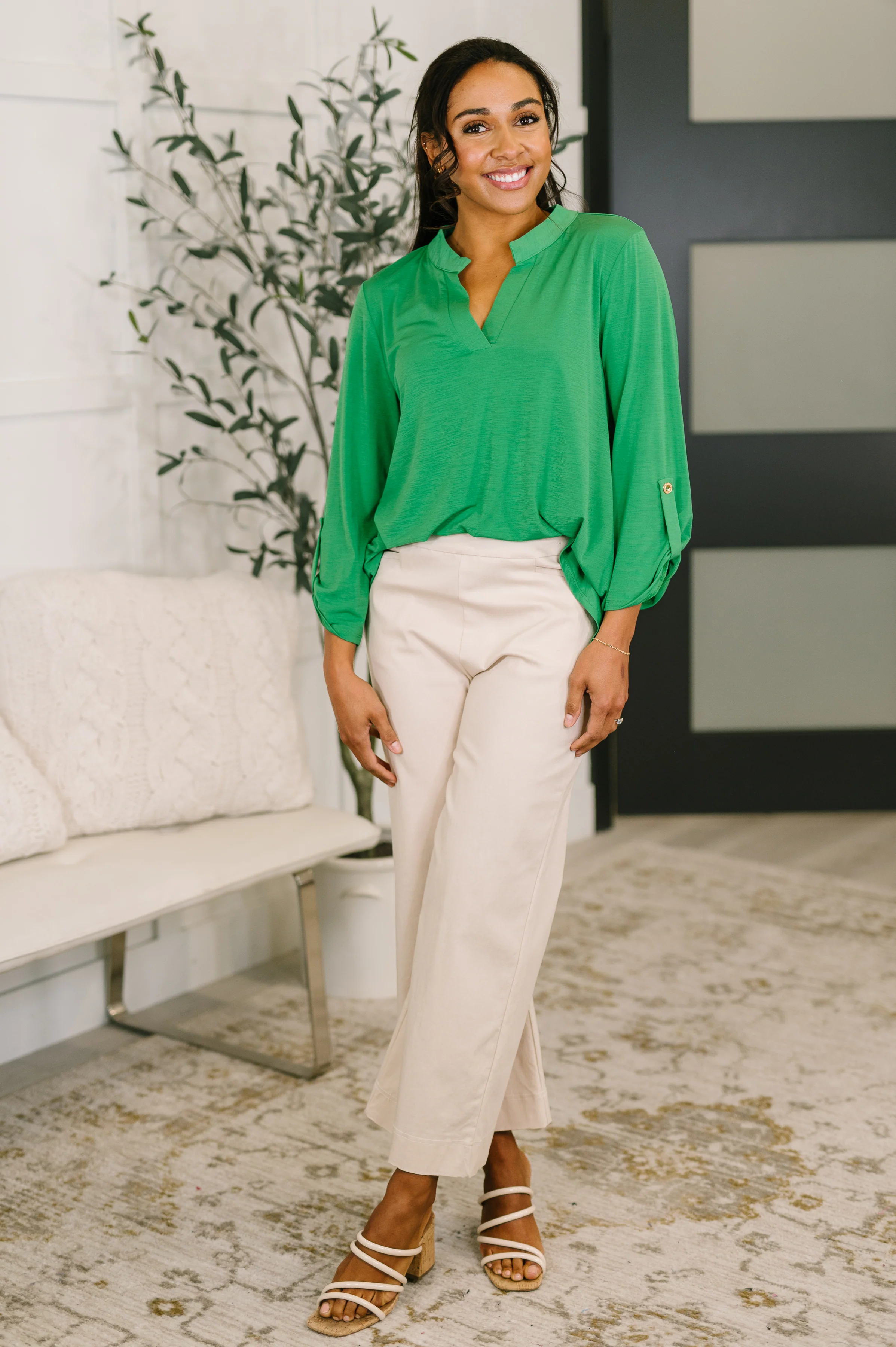 Lizzy Top in Kelly Green - 2/27/2026 NEW - Image 3