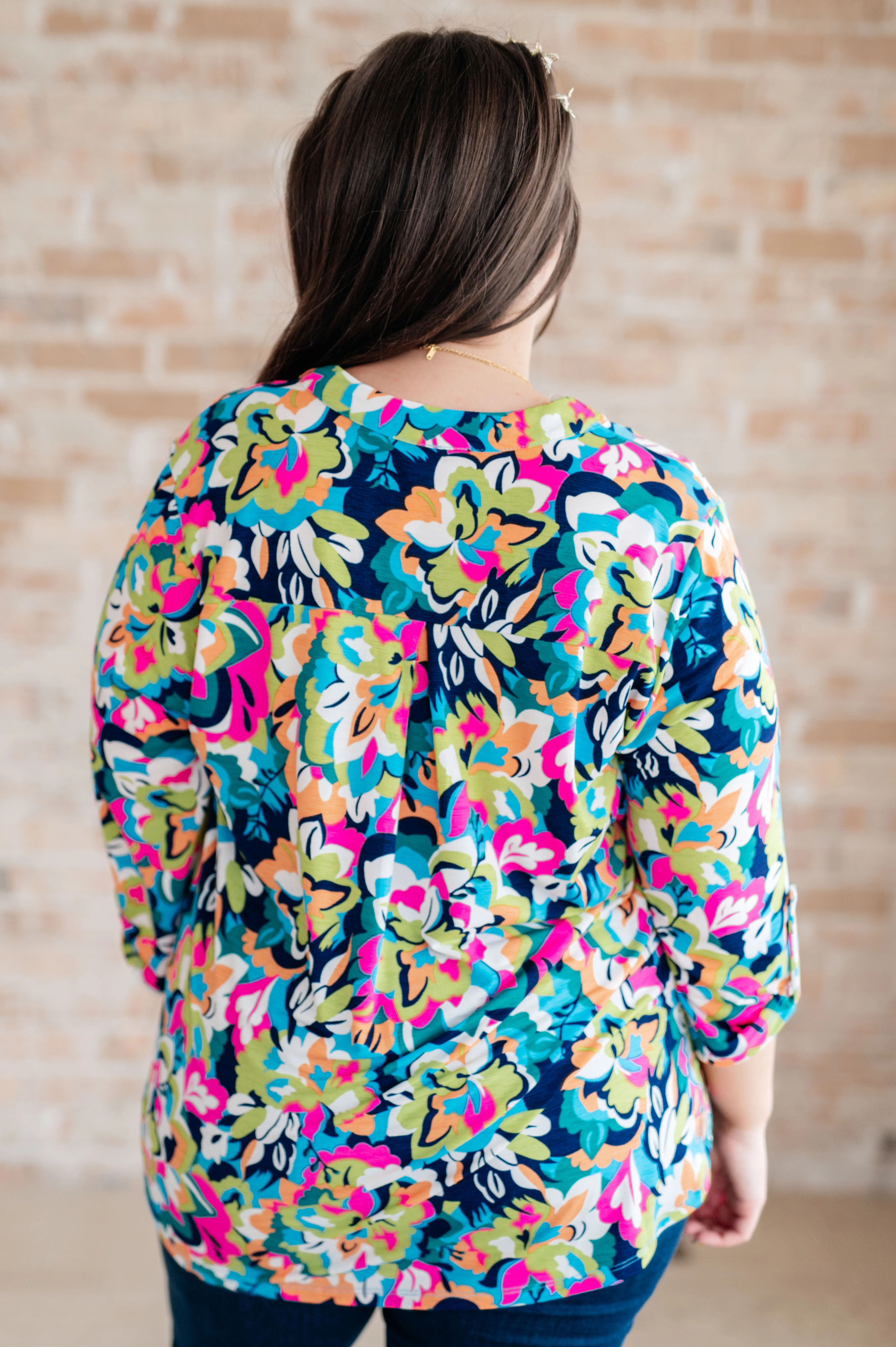 Lizzy Top in Neon Floral - 2/23/2024 - Image 10