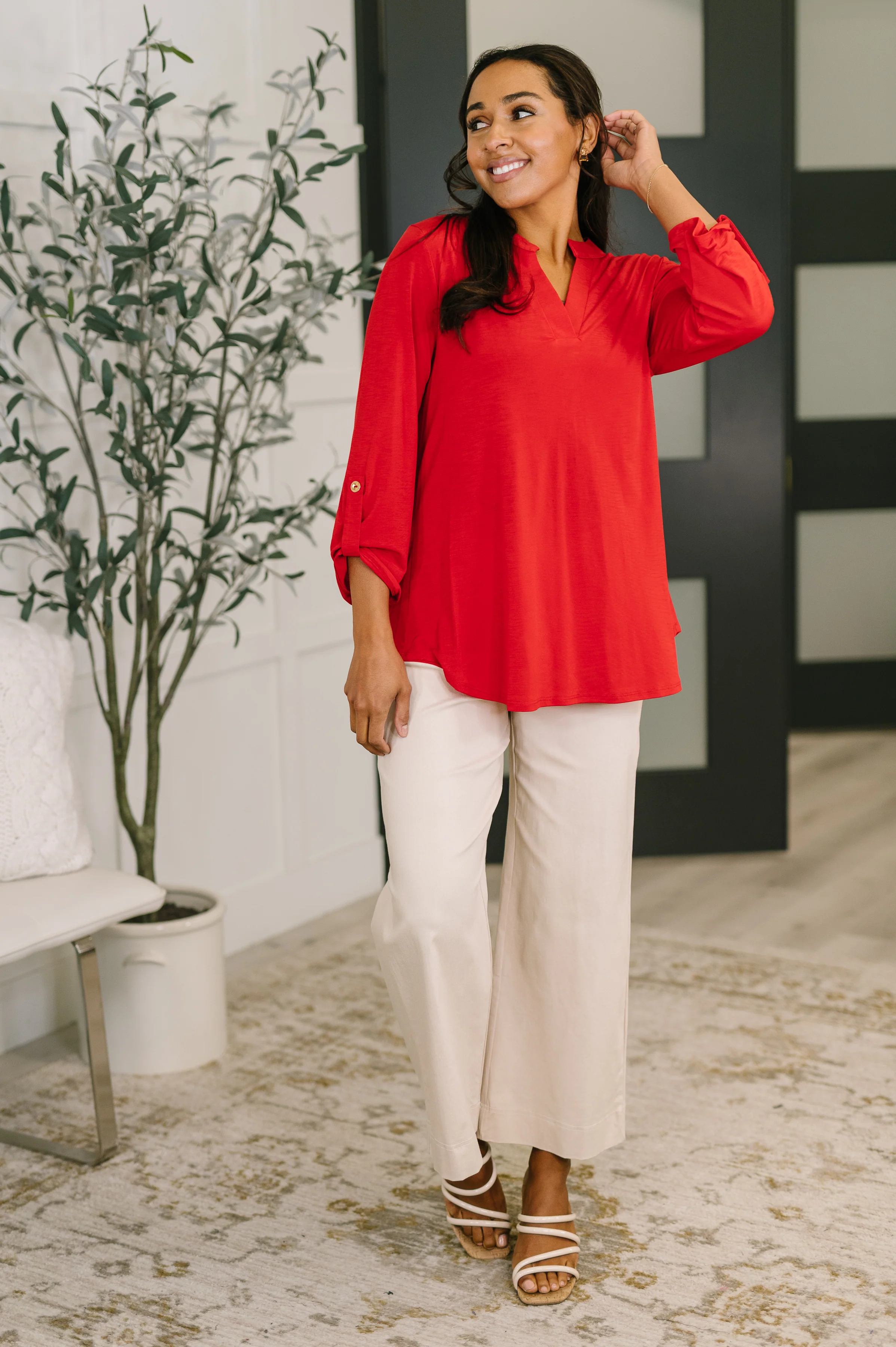 Lizzy Top in Red - 2/27/2026 NEW - Image 3