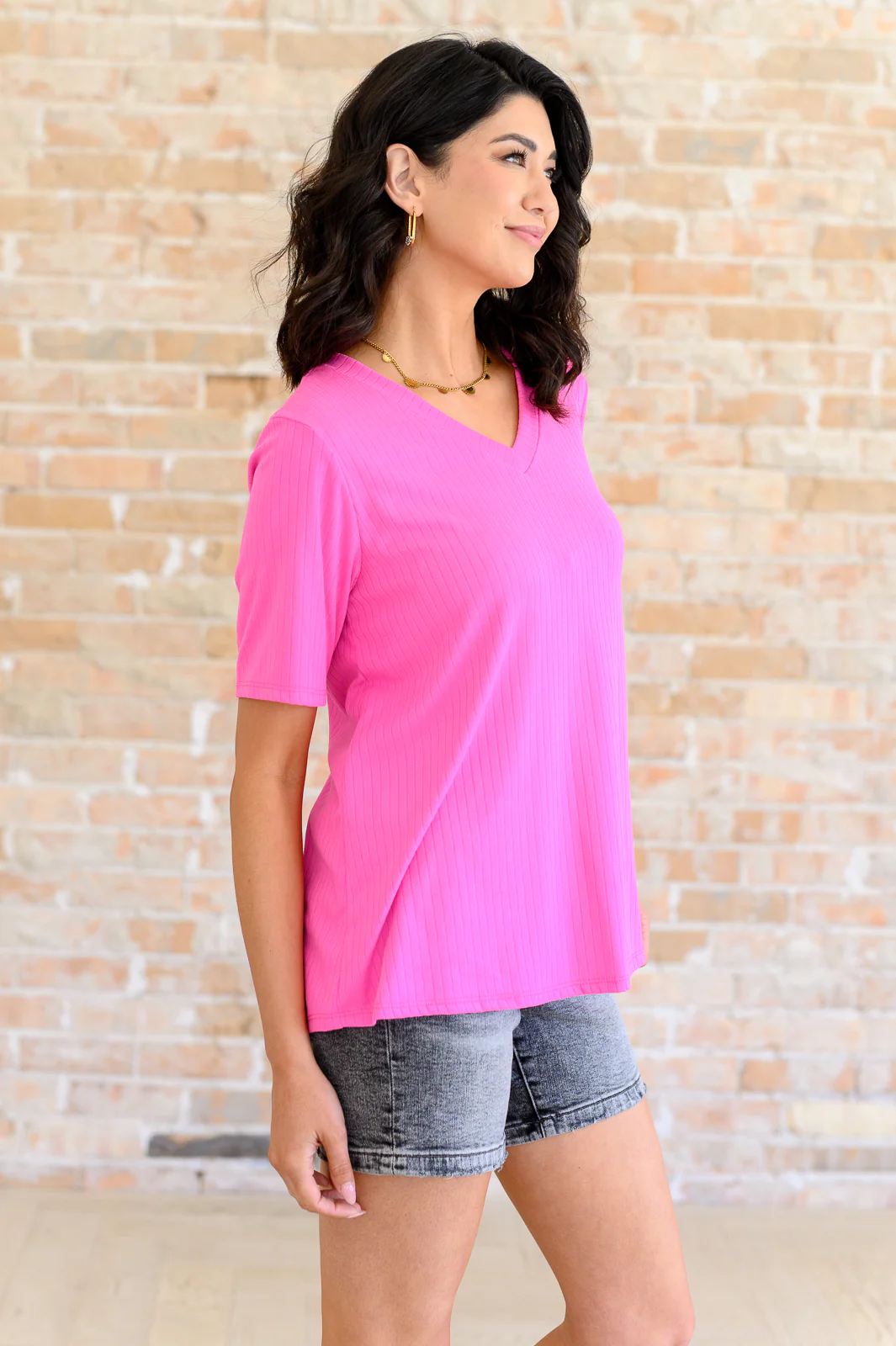 Lonesome Valley V-Neck Ribbed Top - 6/13/2024 - Image 3
