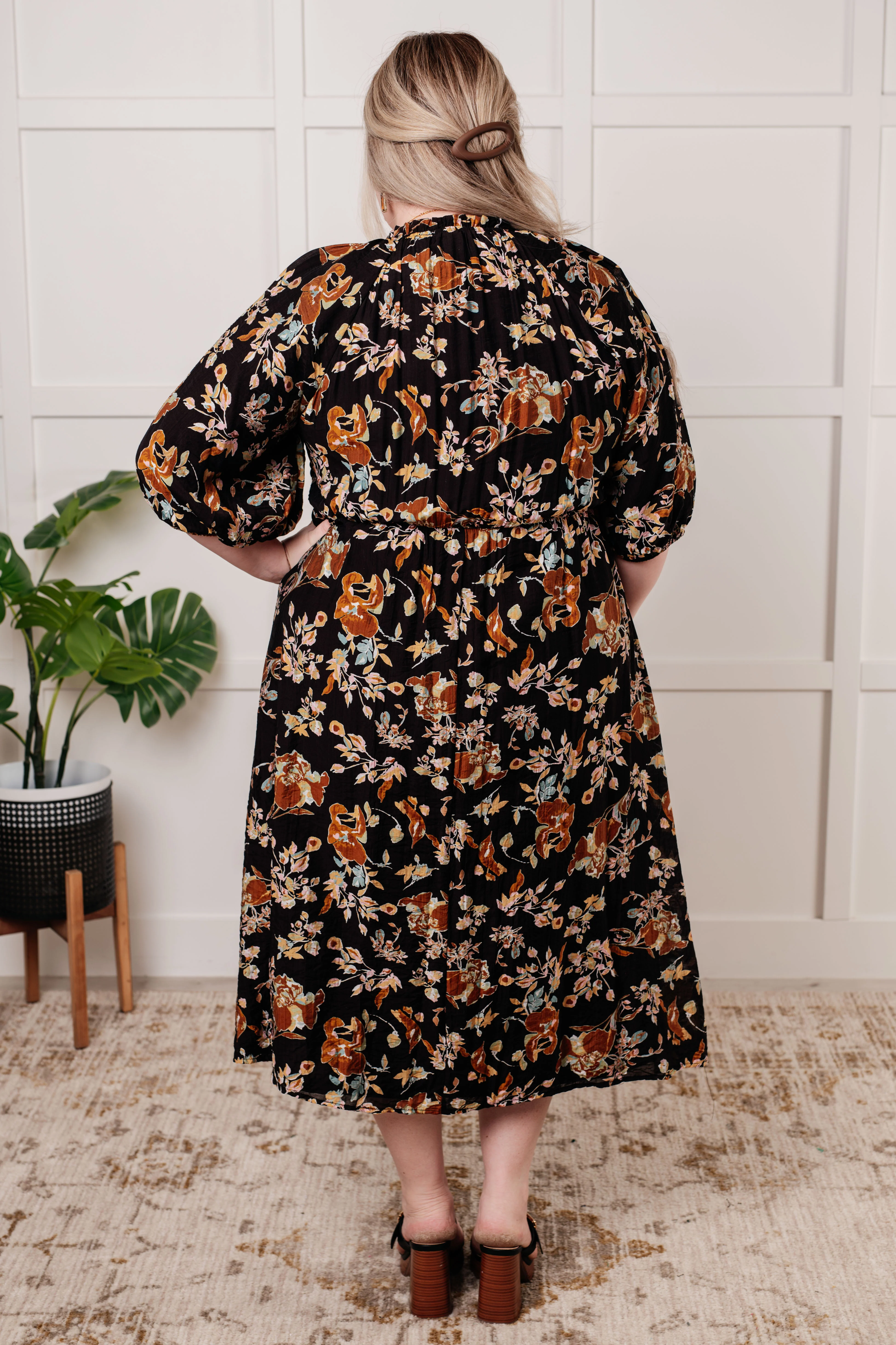 Look My Way Smocked Bodice Button Down Dress - 11/5/2024 - Image 9