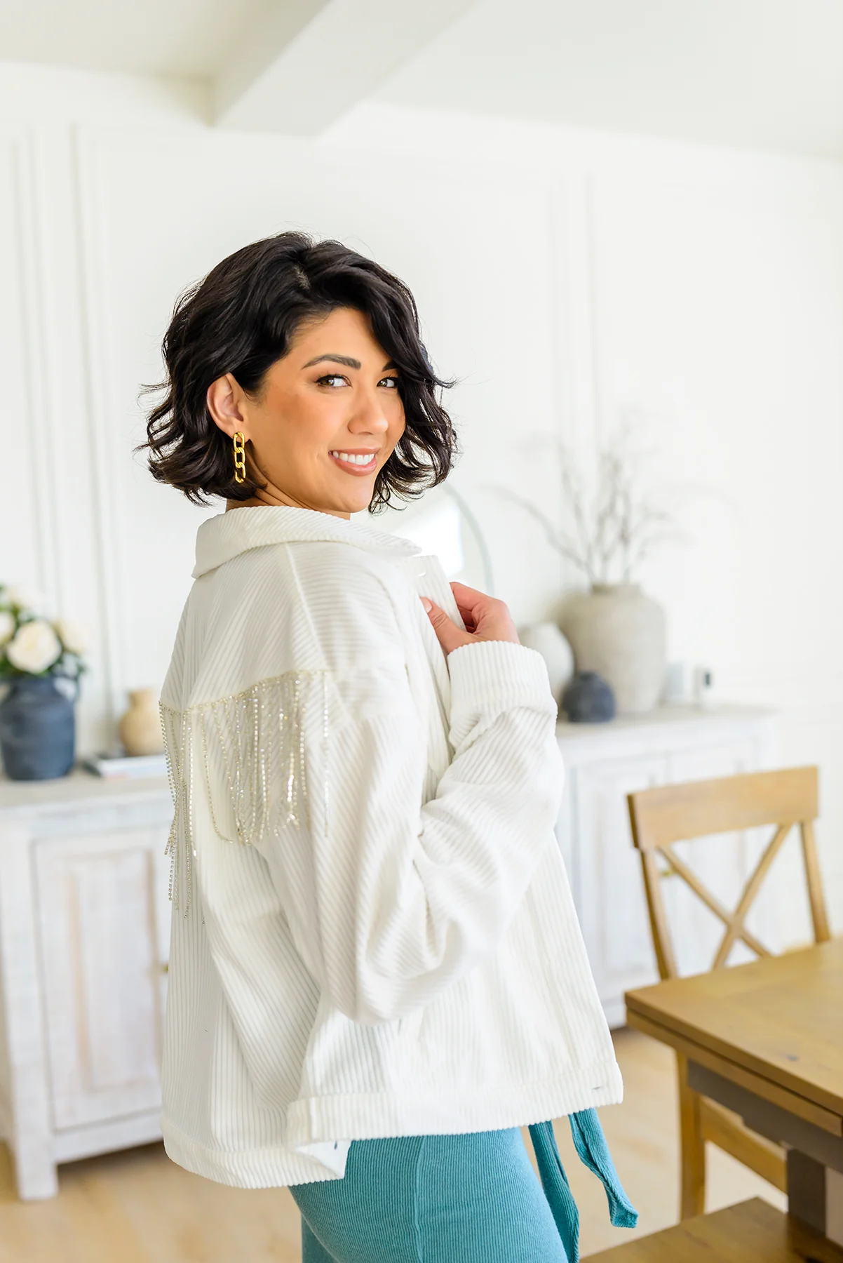 Loretta Rhinestone Fringe Jacket - 4/4/2023 - Image 11