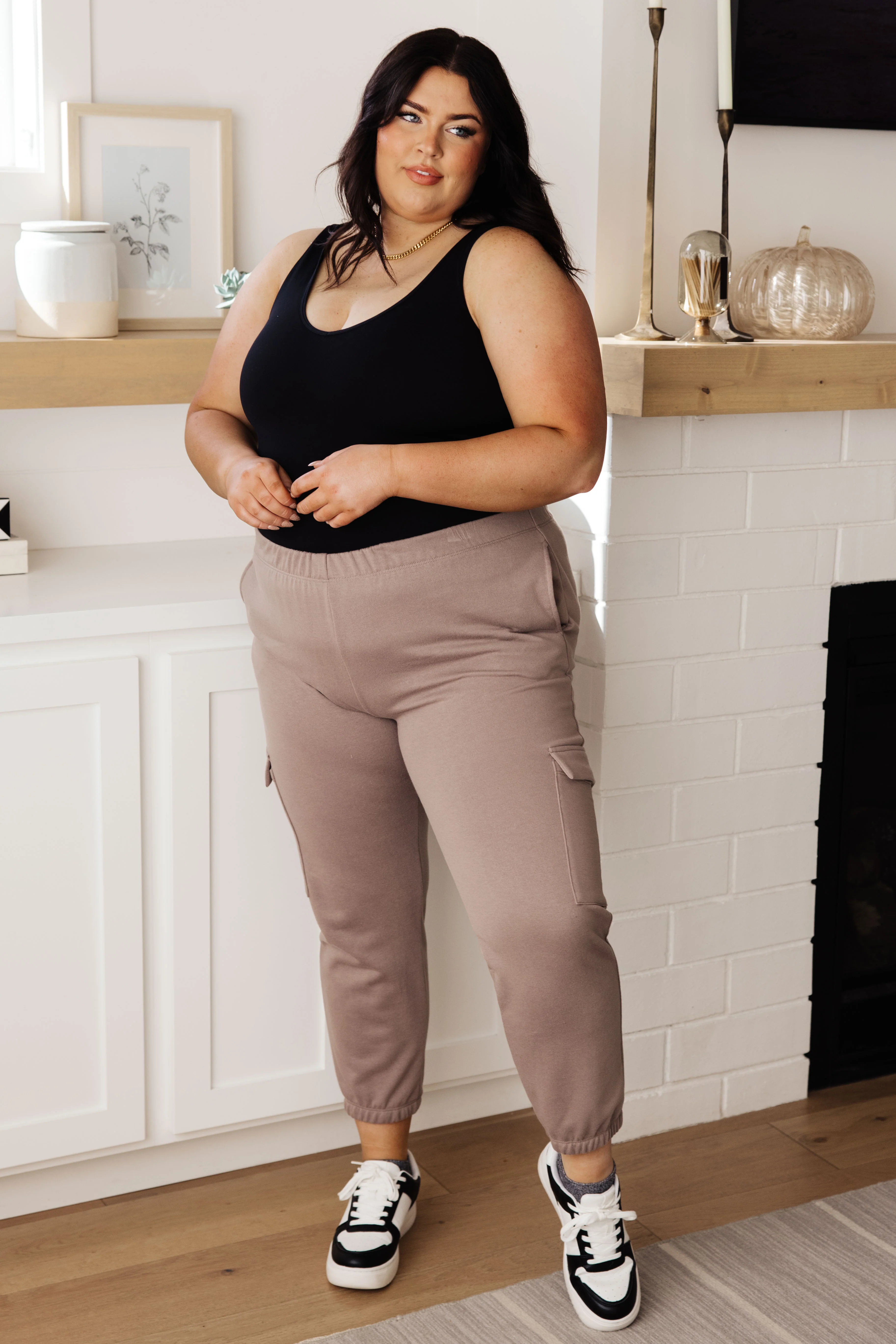 Lounge A Lot Cargo Sweatpants in Mocha - 10/10/2023 - Image 7