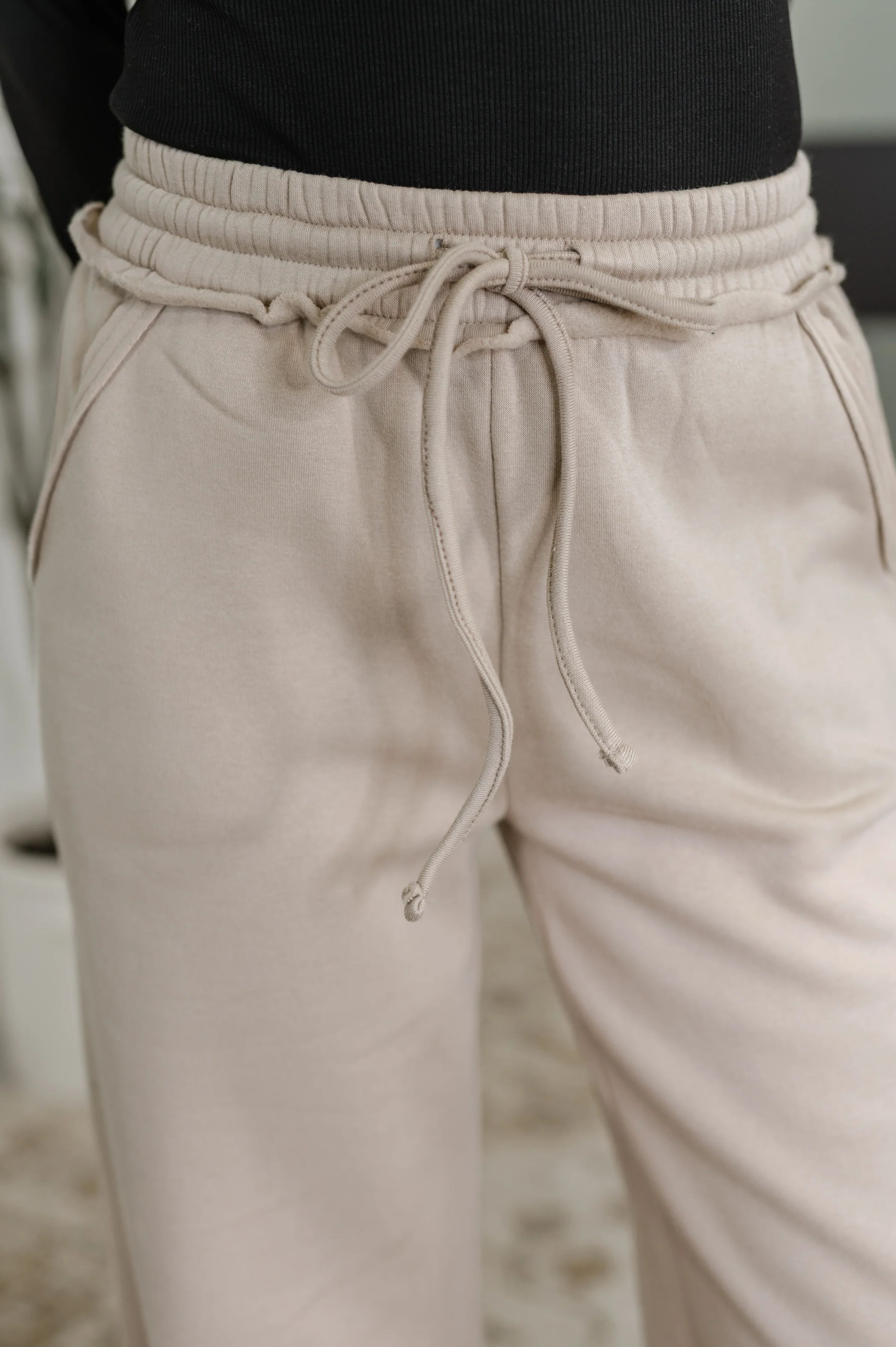 Lounge Line Wide Leg Sweats in Ash Mocha - 8/20/2025 - Image 2
