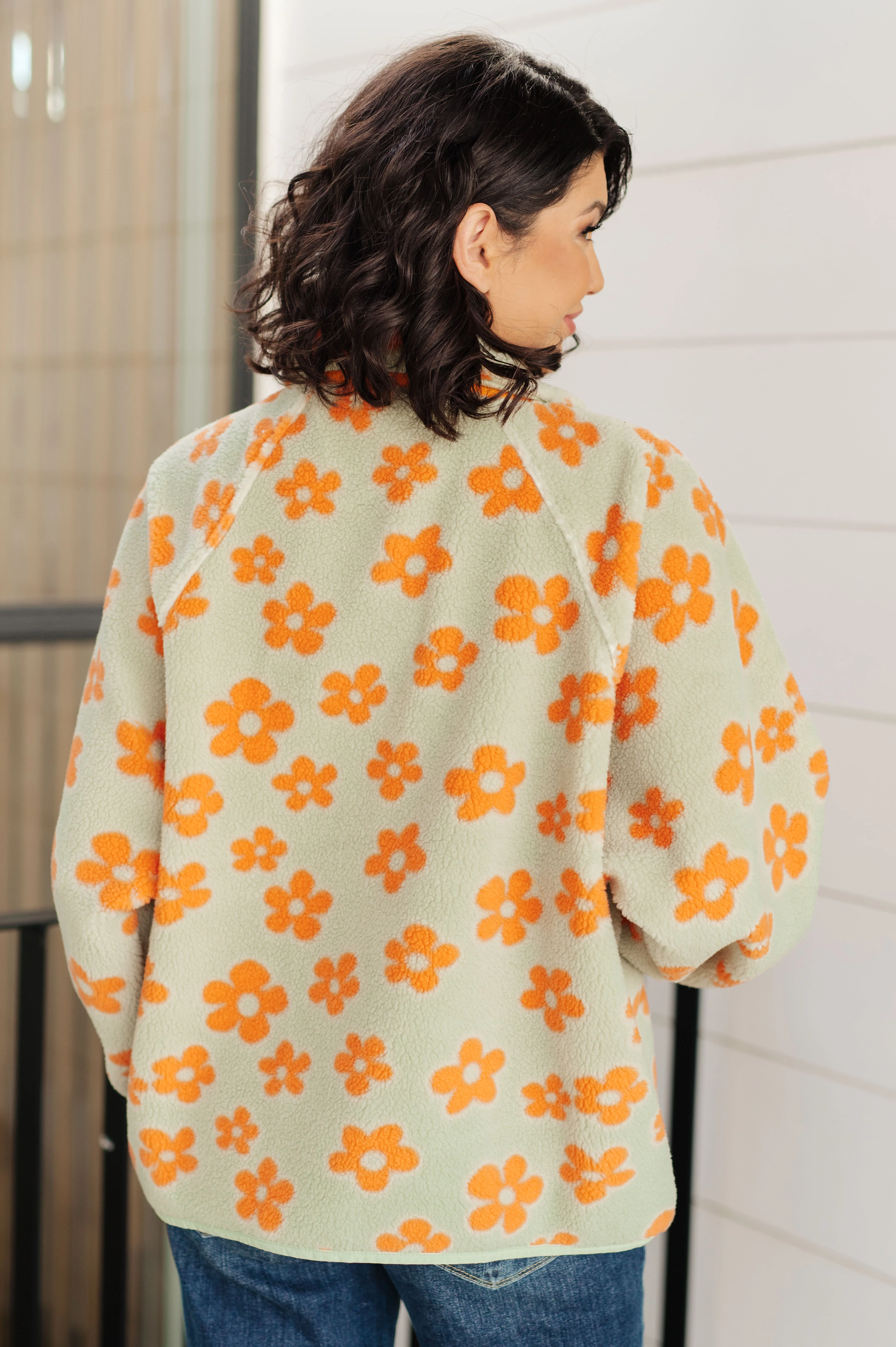 Love It Don't Leave It Floral Fleece Jacket - 10/16/2025 - Image 11