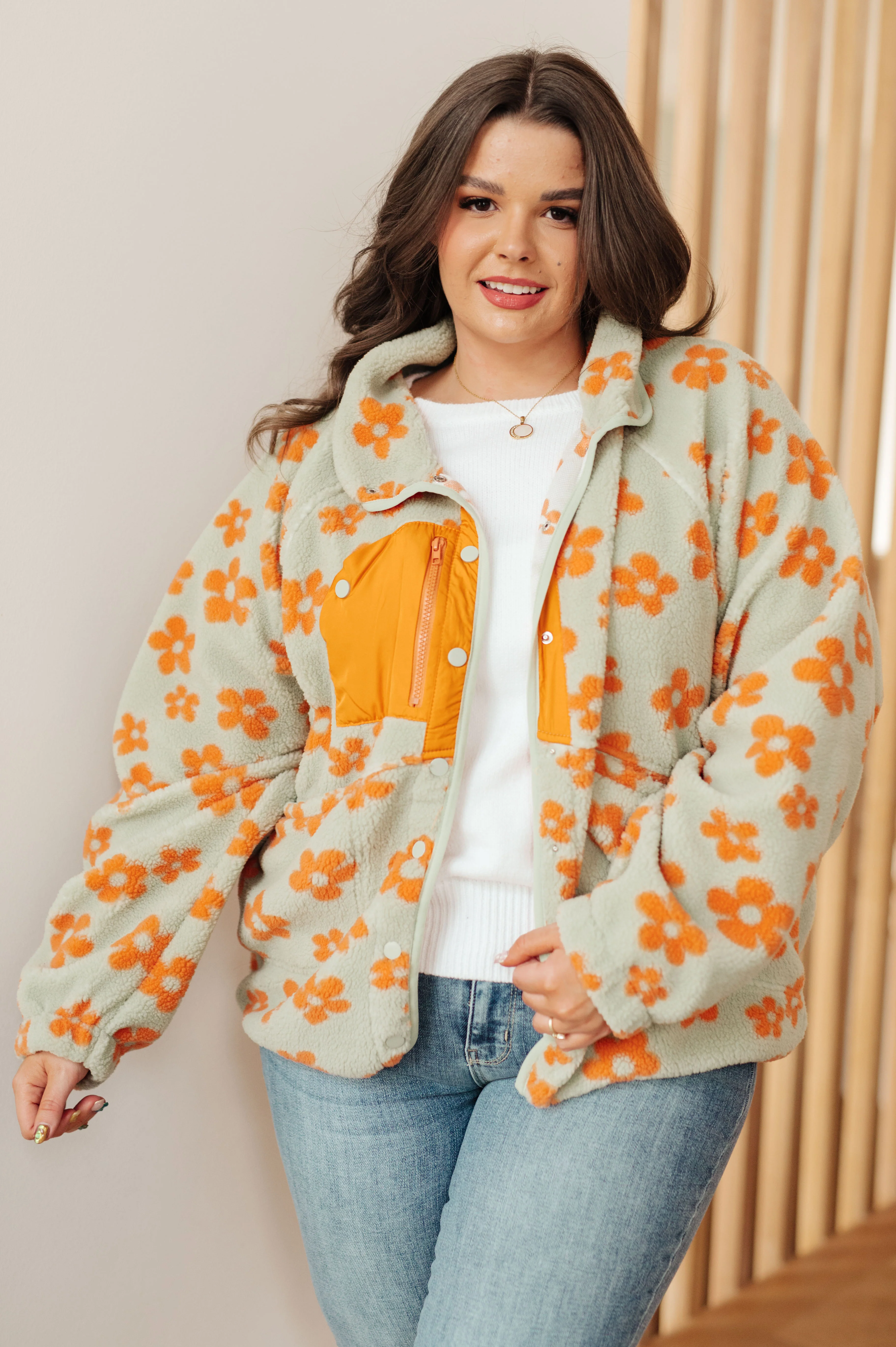 Love It Don't Leave It Floral Fleece Jacket - 10/16/2025 - Image 8