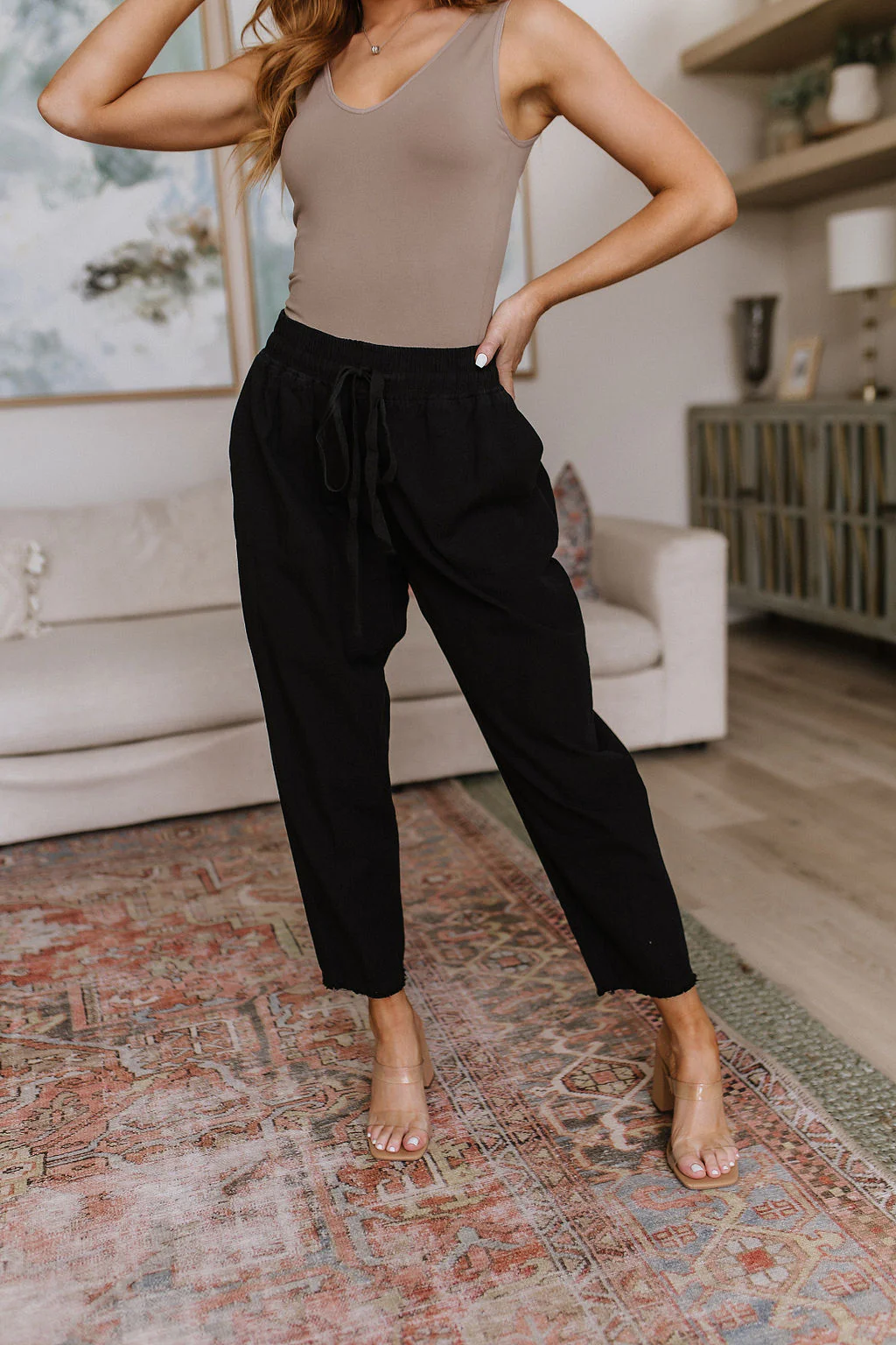 Love Me Dearly High Waisted Pants in Black - 6/16/2025 - Image 4