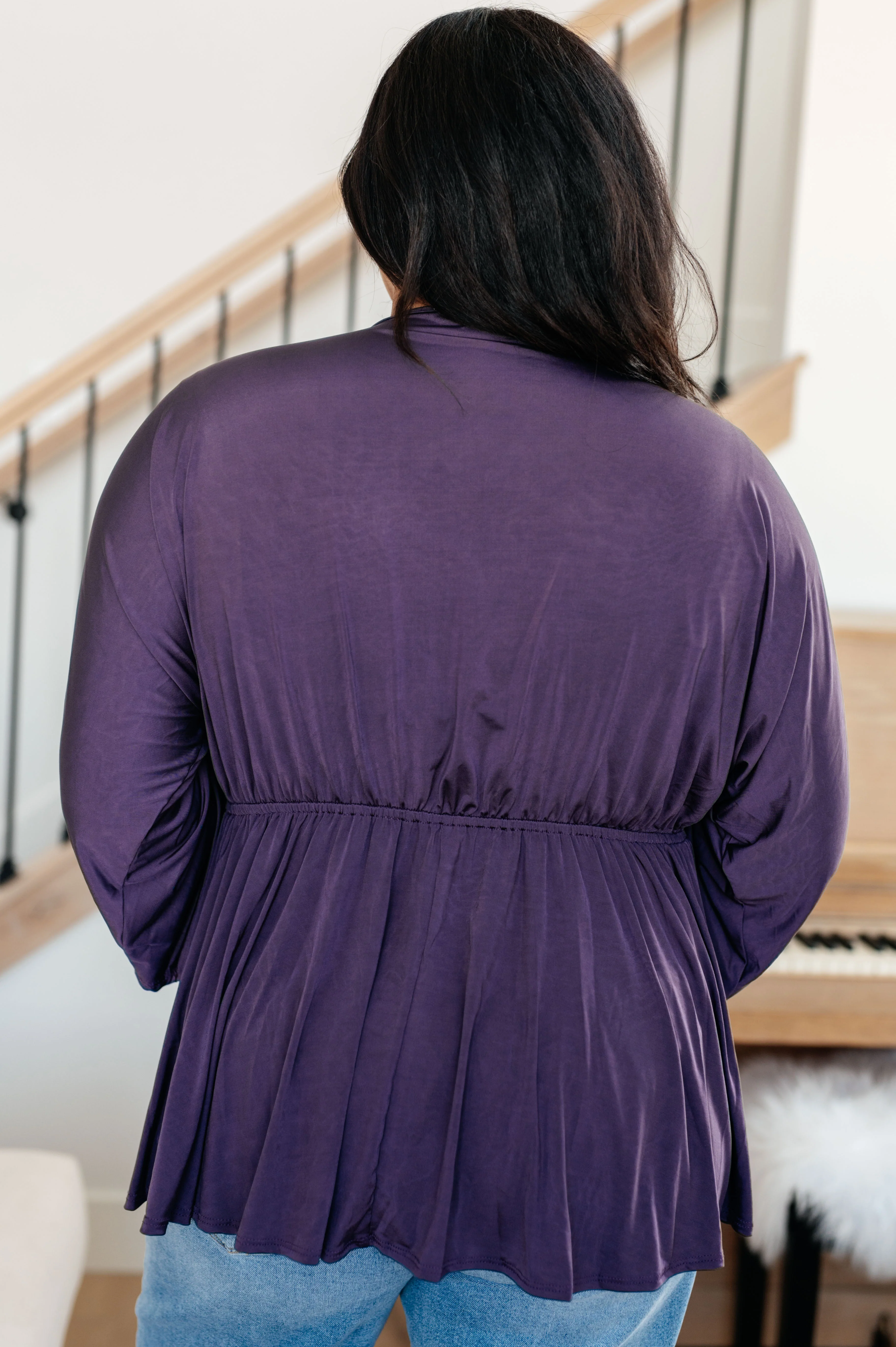 Love On The Line V-Neck Peplum Blouse - 10/13/2023 - Image 7