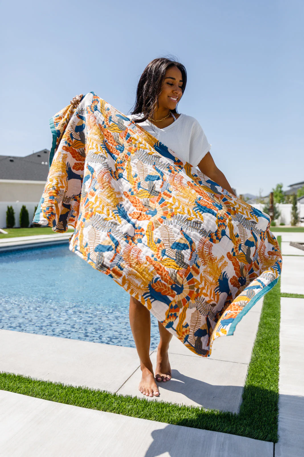 Luxury Beach Towel in Bird Of Paradise - 3/26/2024 - Image 5