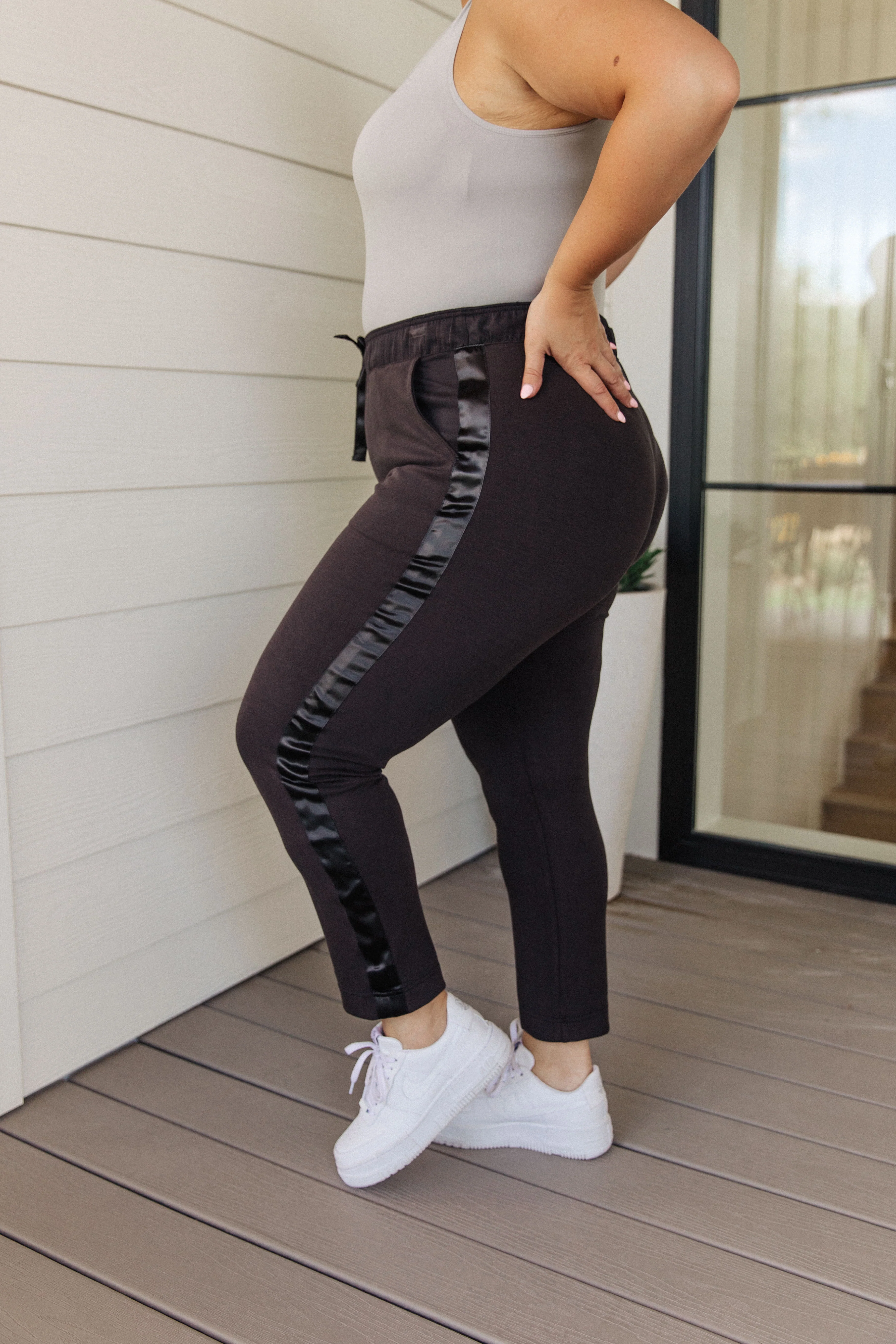 Lysa Satin Stripe Joggers - 8/25/2023 - Image 3