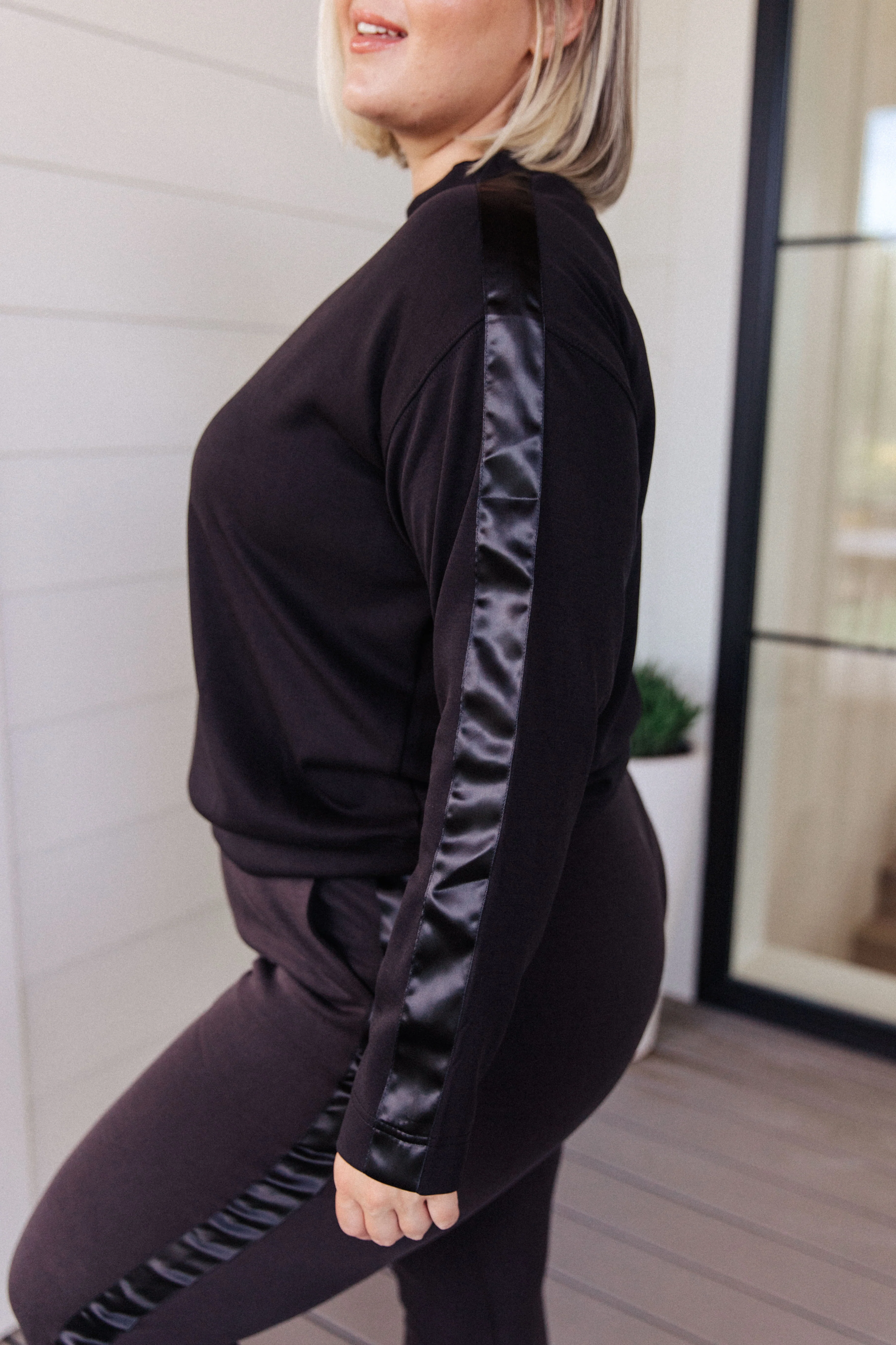 Lysa Satin Stripe Pullover - 8/25/2023 - Image 3