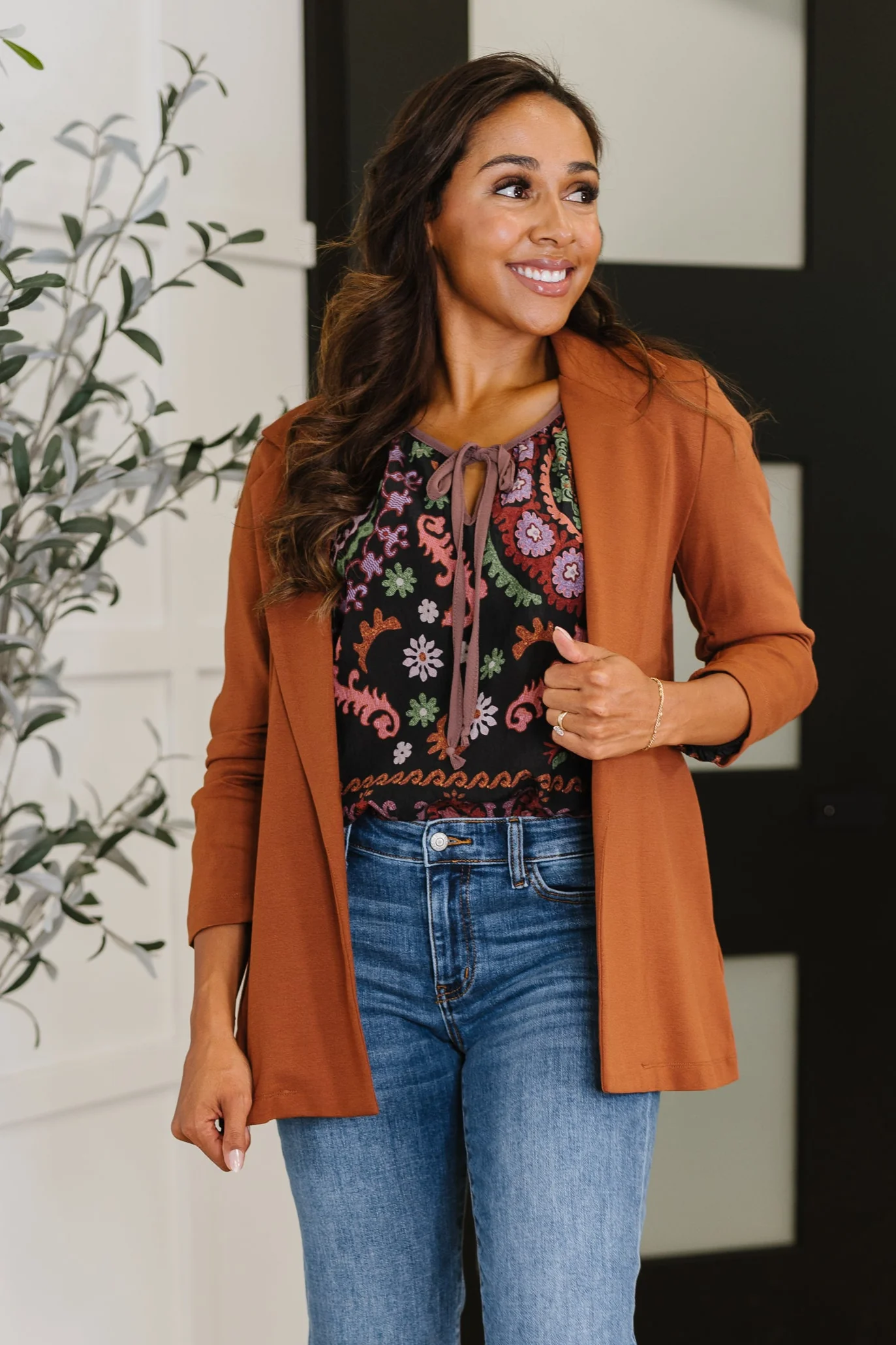 Magic 3/4 Blazer in Rust - 9/8/2025