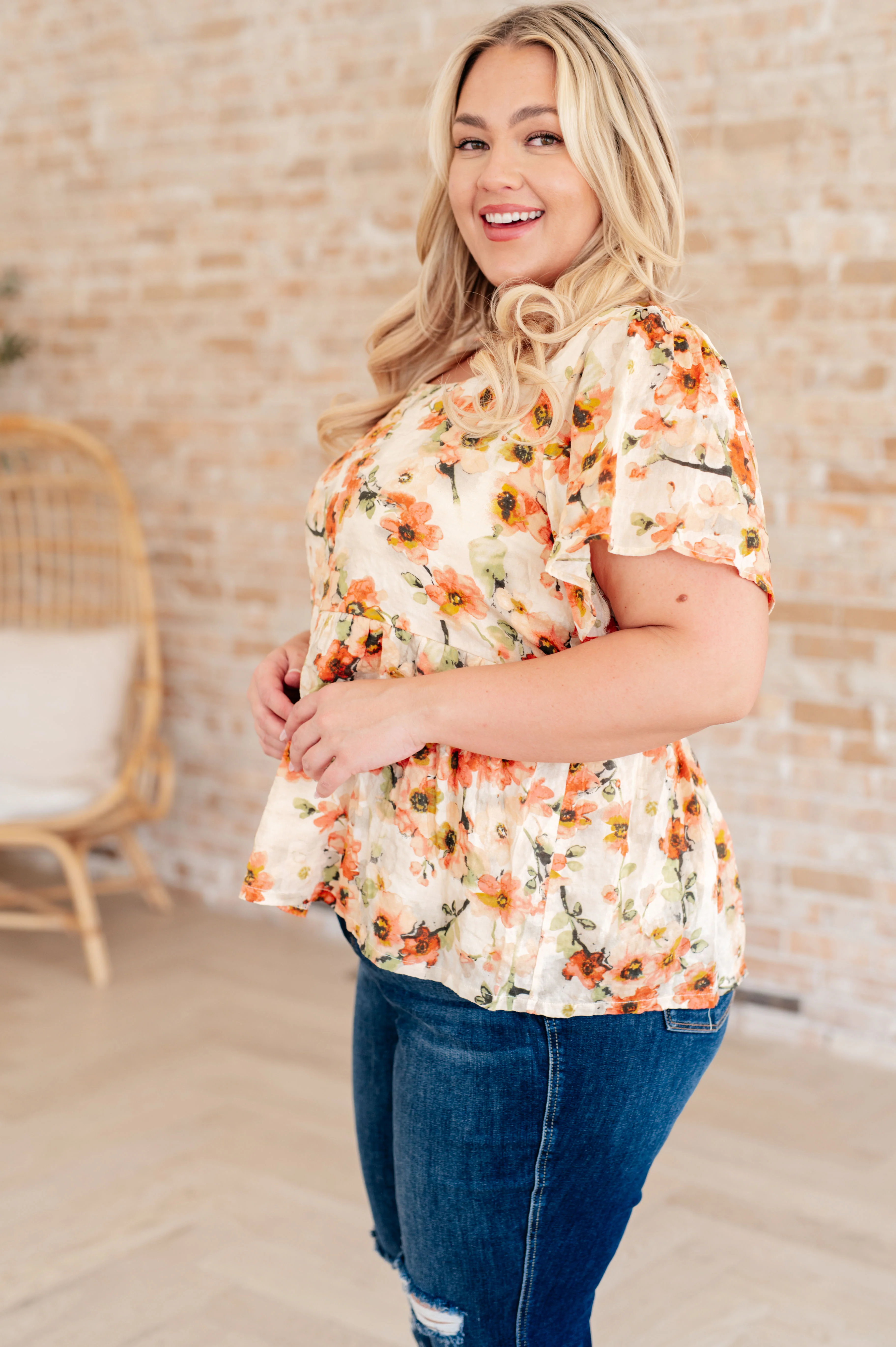 Magic Dance Square Neck Floral Blouse - 5/23/2024 - Image 6