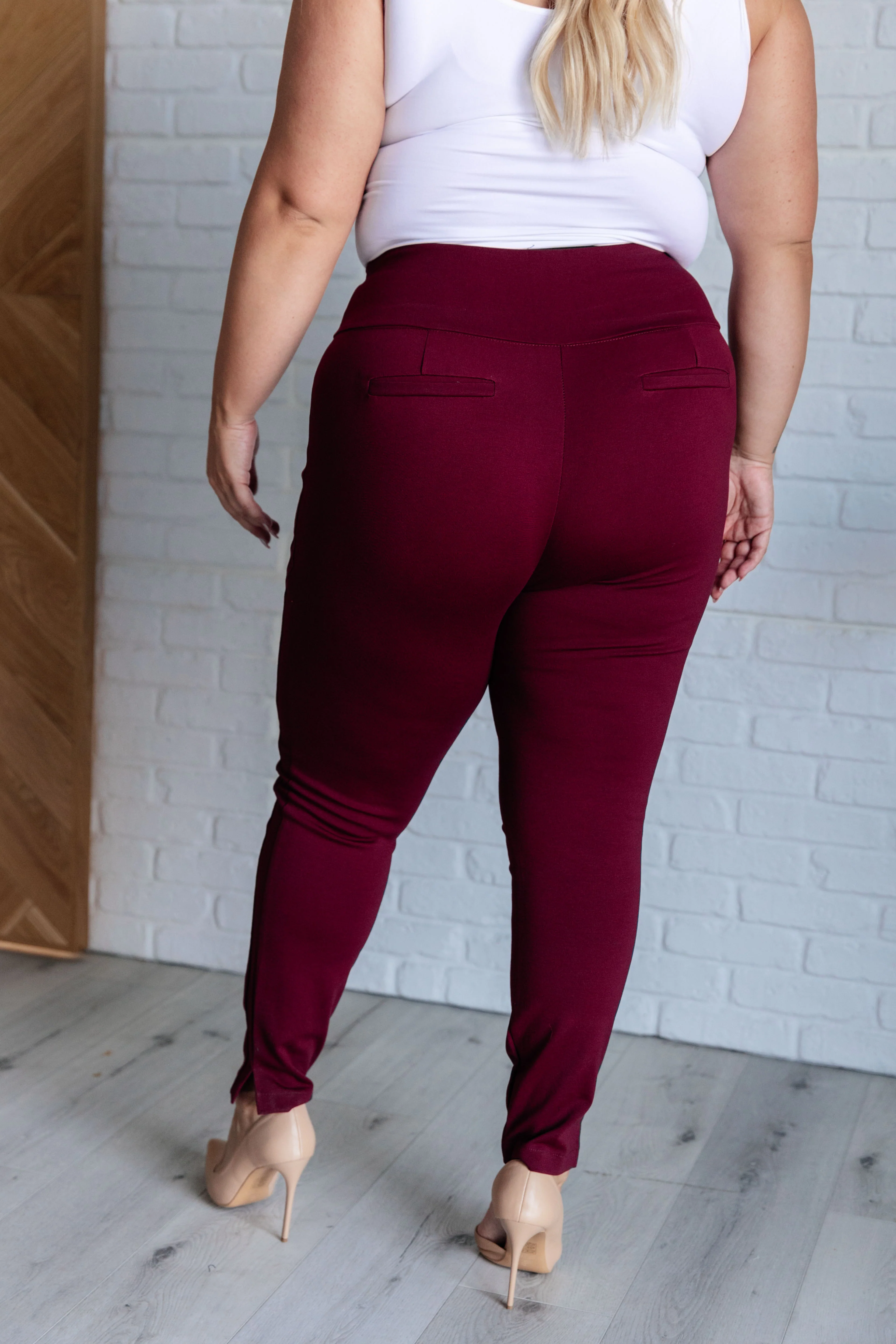 Magic Skinny 28" Pants in Wine - 8/22/2024 - Image 7