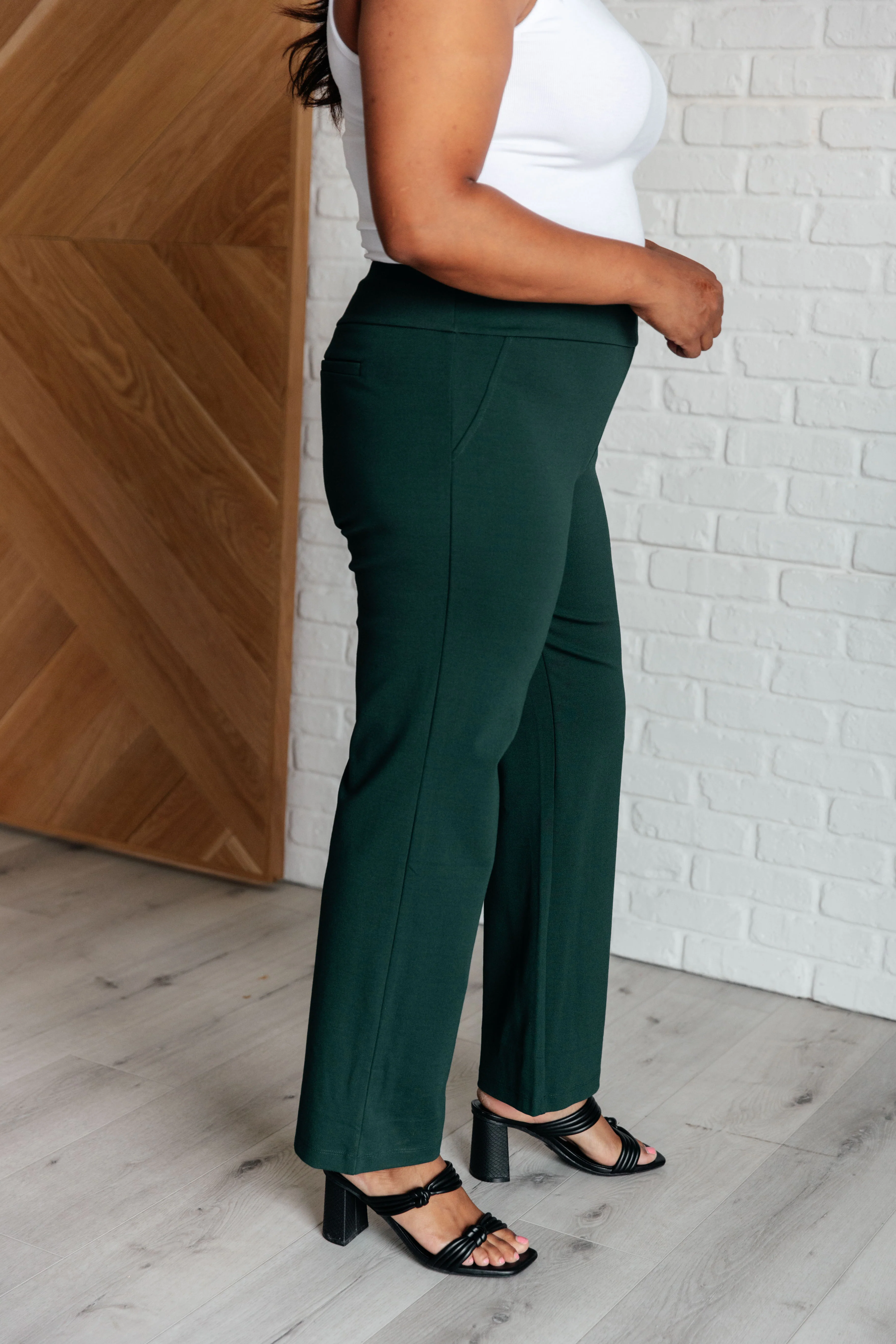Magic Straight Pants in Hunter Green - 8/29/2024 - Image 4