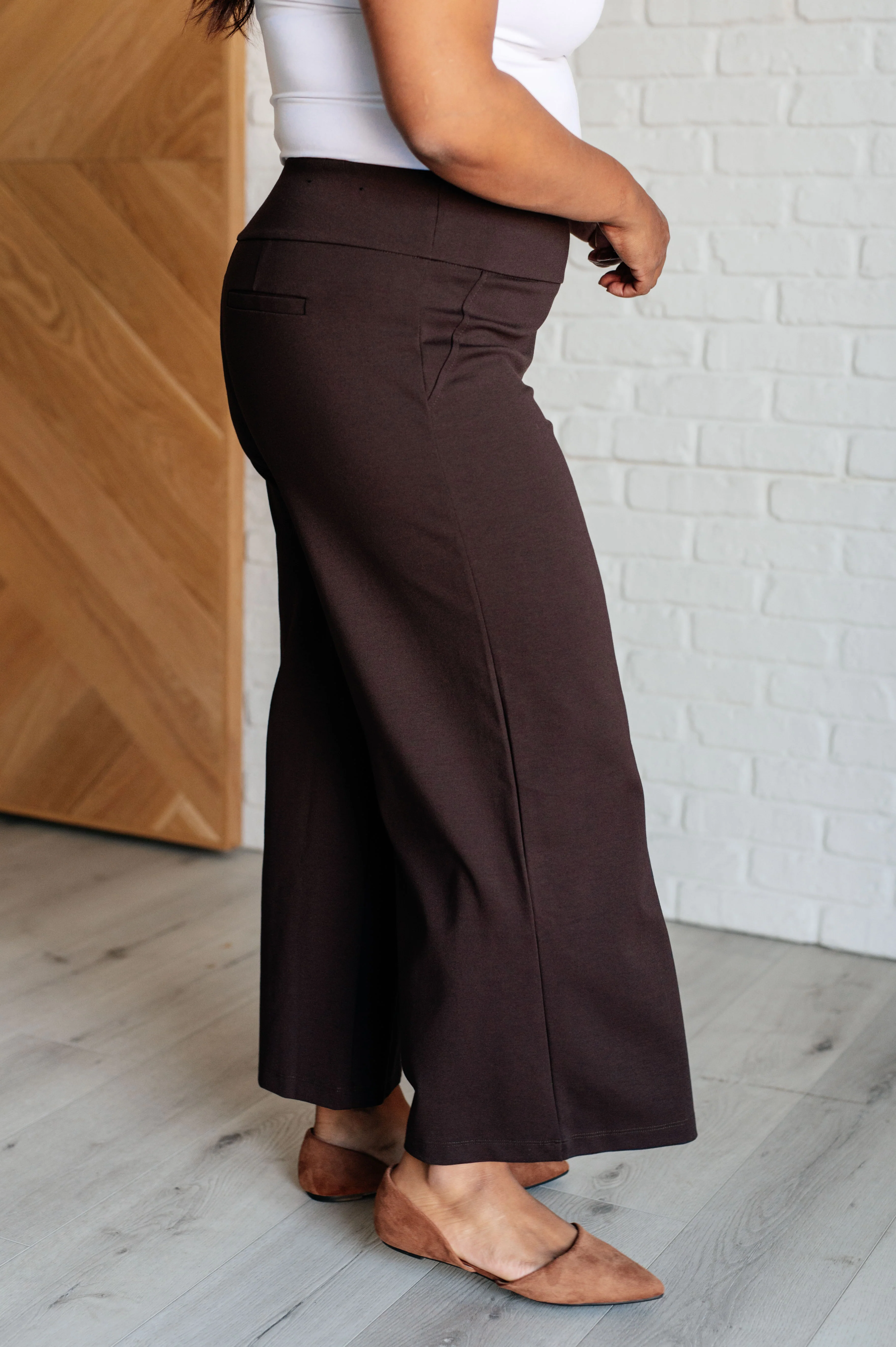 Magic Wide Leg Crop Pants in Chocolate - 9/29/2025 - Image 11