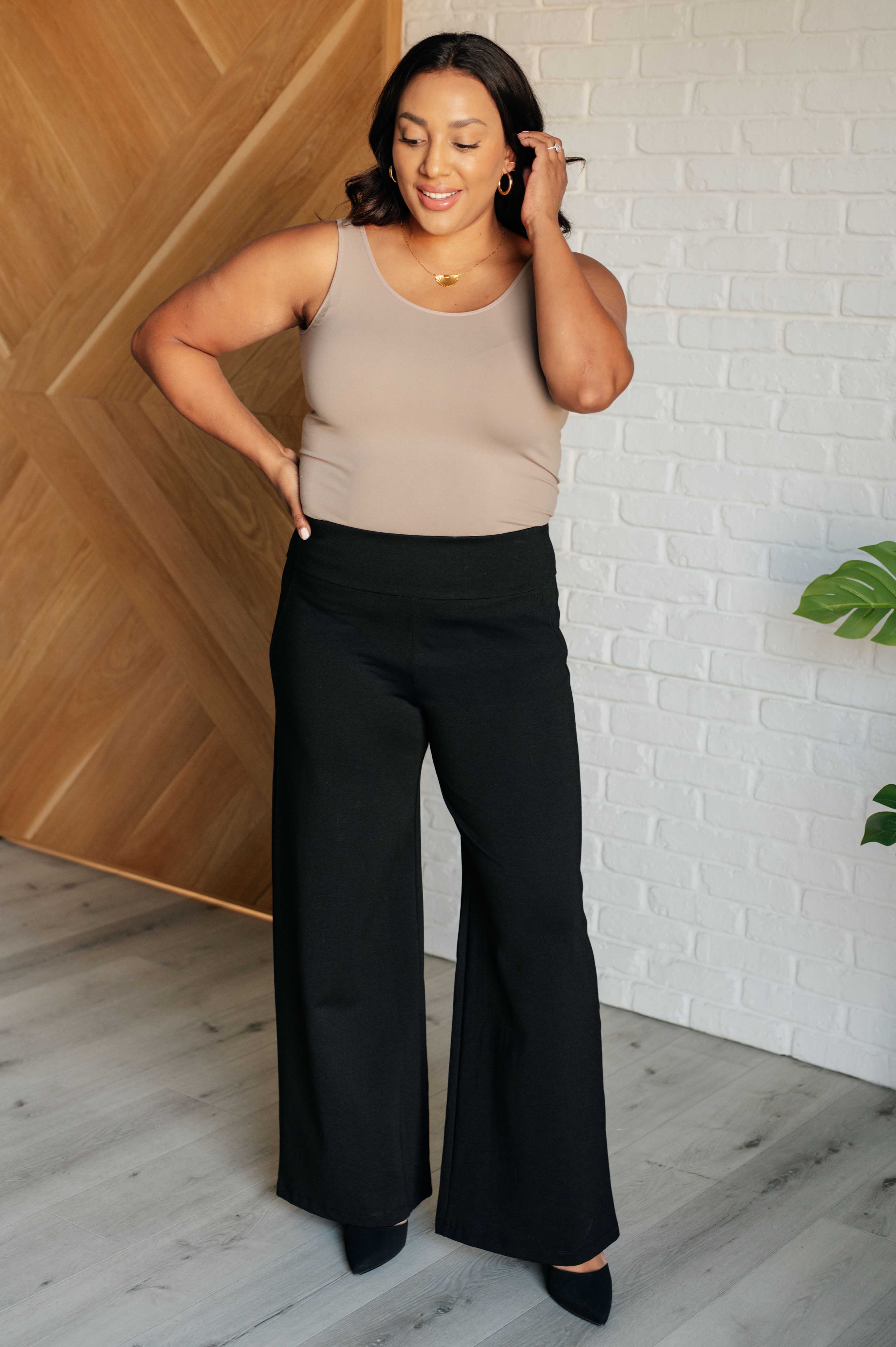 Magic Wide Leg Pants in Black - 10/24/2024 - Image 3