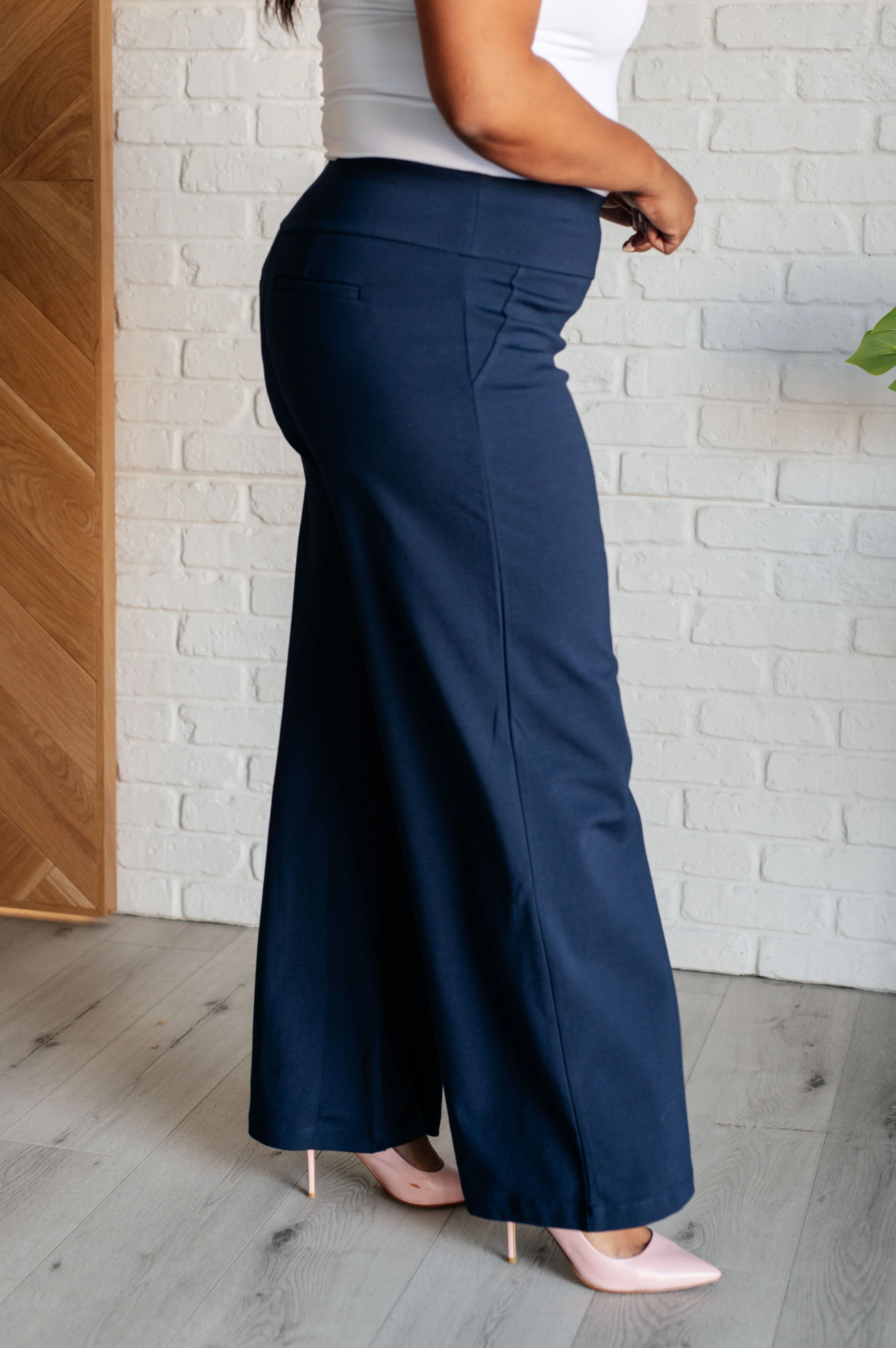 Magic Wide Leg Pants in Navy - 10/24/2024 - Image 8