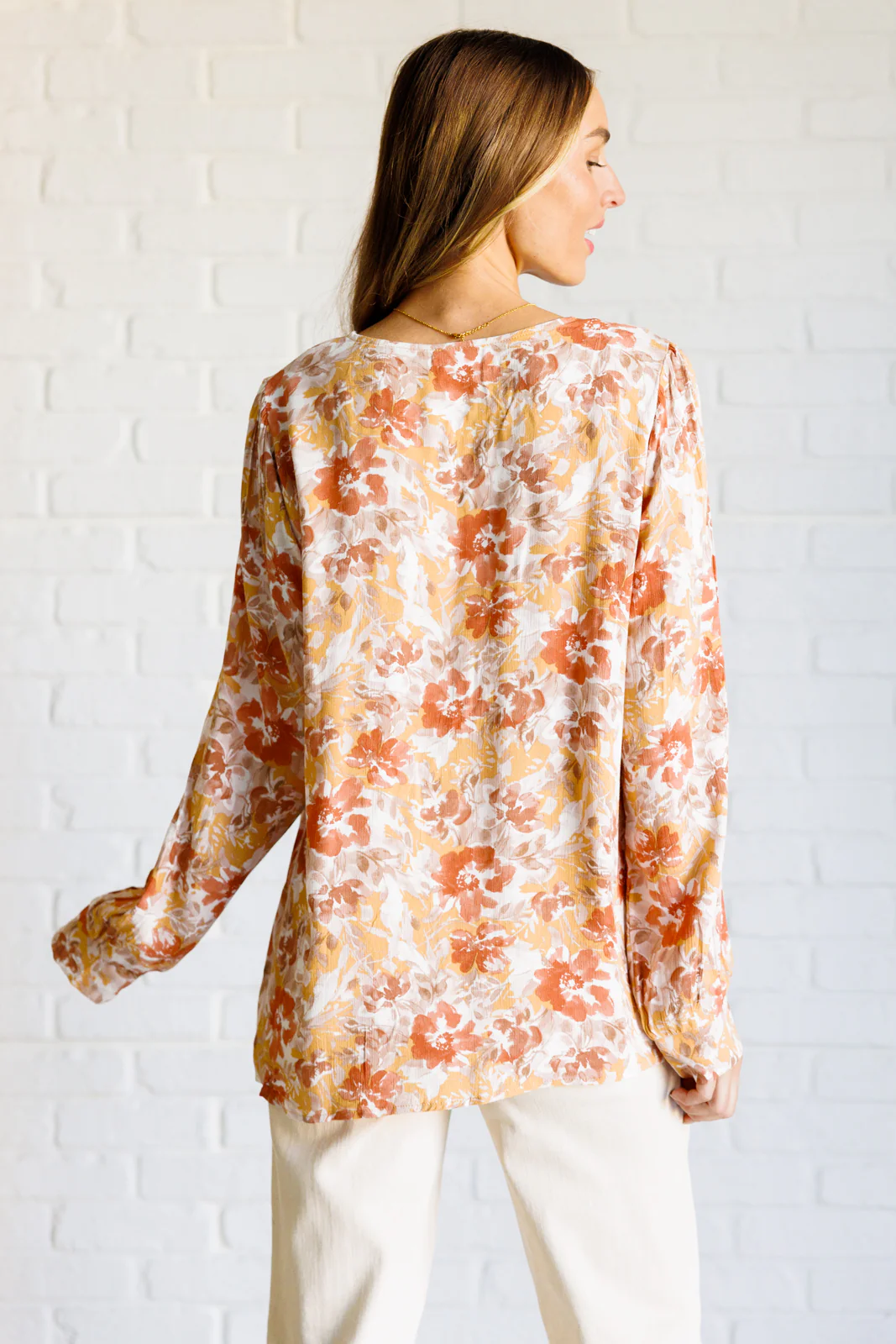 Marigold Dreams Floral Blouse - 9/18/2025 - Image 9