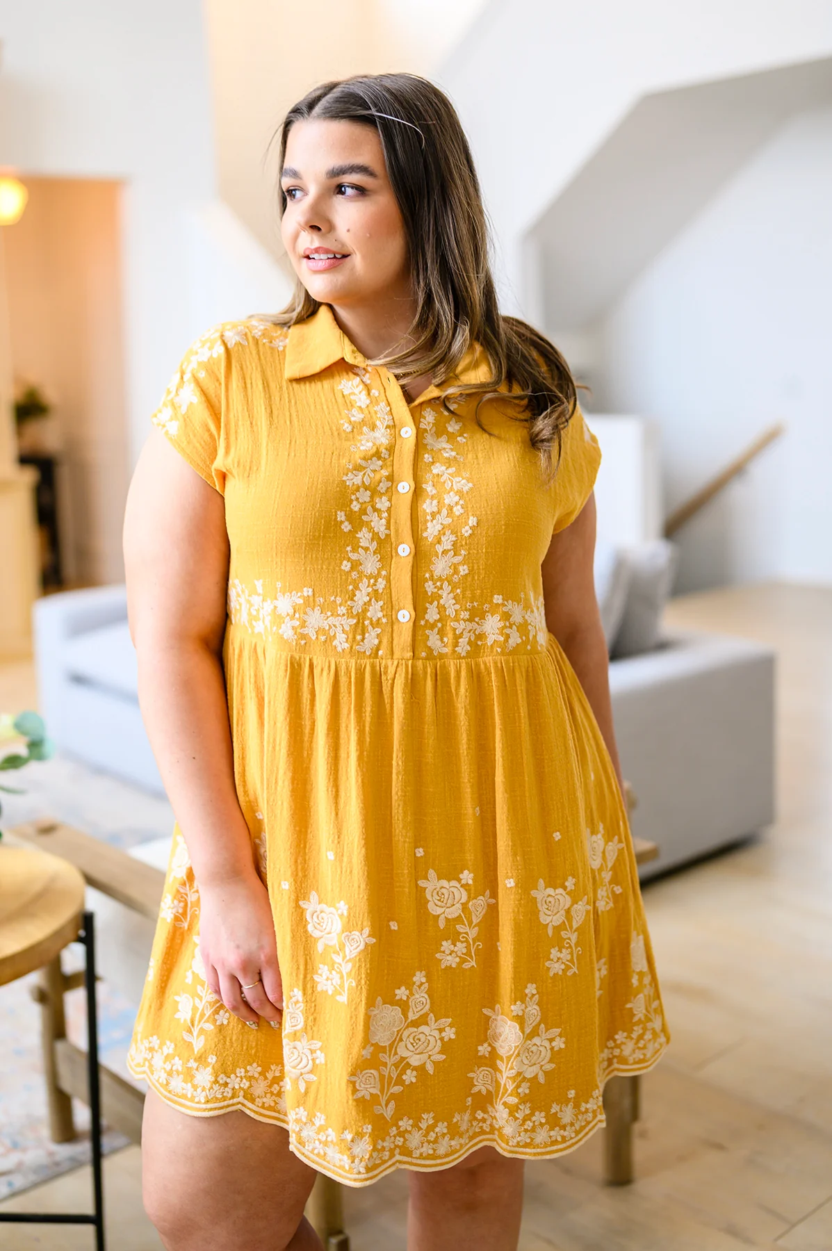Marigold Embroidered Dress - 4/20/2023 - Image 4