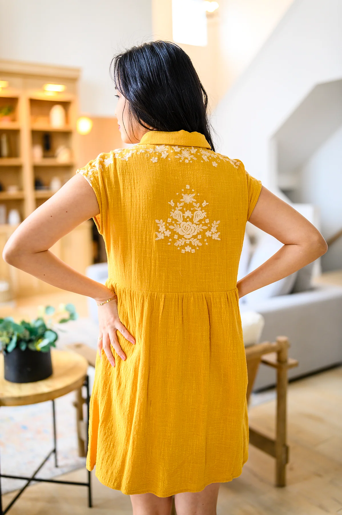 Marigold Embroidered Dress - 4/20/2023 - Image 9