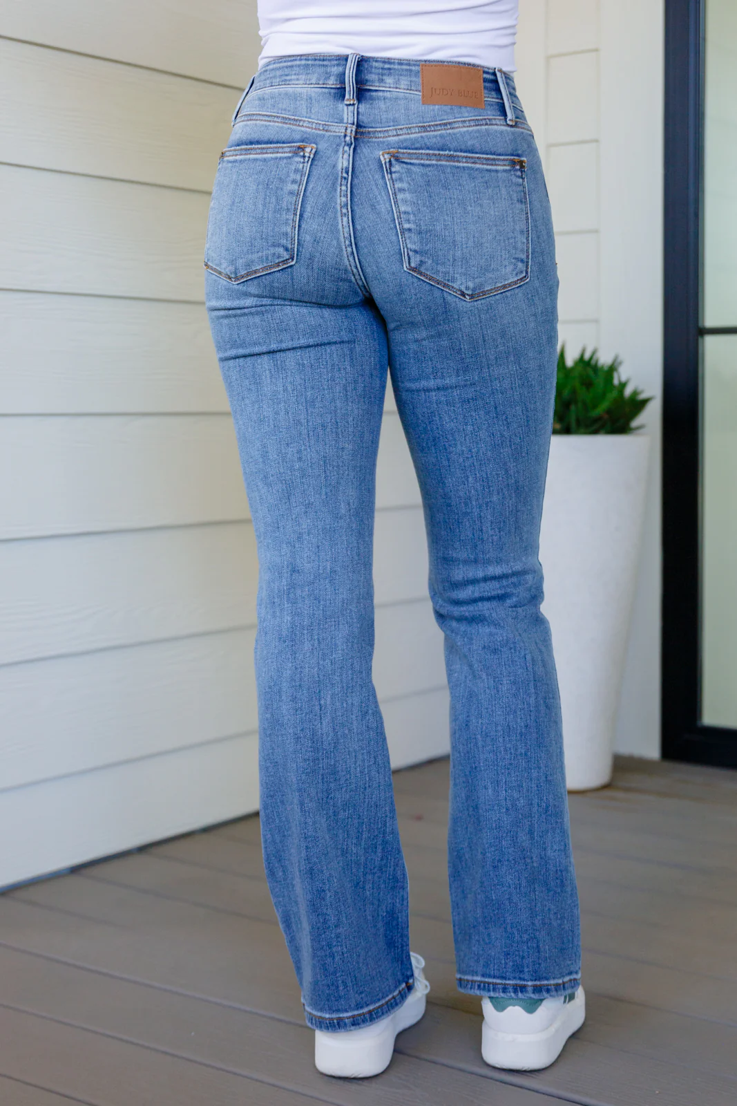 Matilda Mid Rise Vintage Button Fly Bootcut Jeans - 8/9/2023 - Image 7