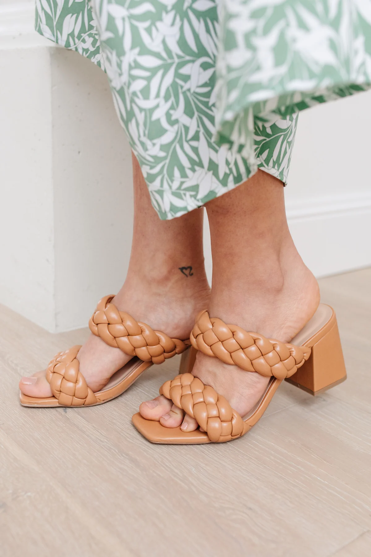 Maya Braided Heels in Tan - 4/26/2022 - Image 7